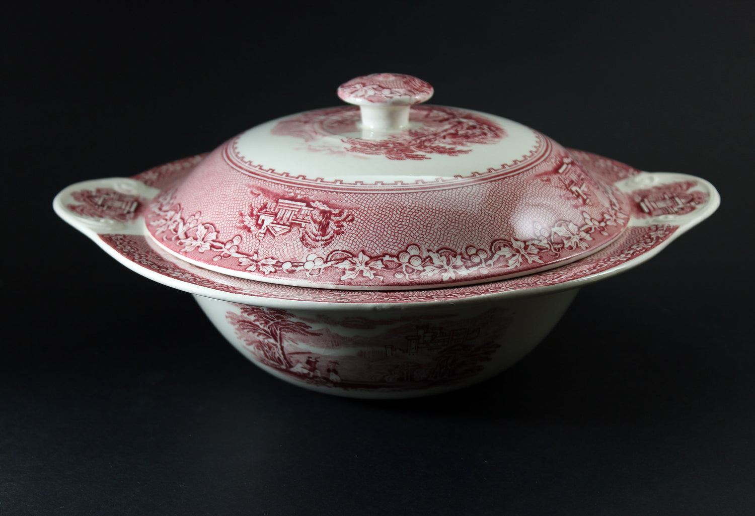 Jenny Lind 1795, Covered Vegetable Bowl, Royal Staffordshire Pottery