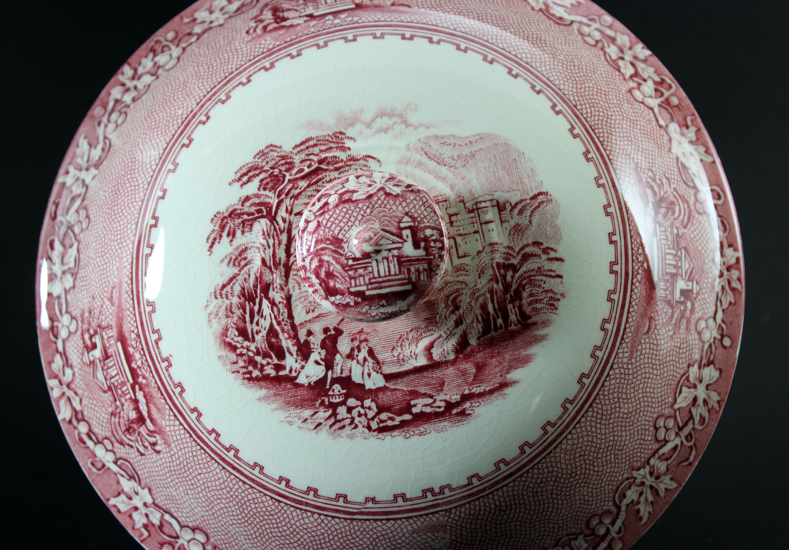 Jenny Lind 1795, Covered Vegetable Bowl, Royal Staffordshire Pottery