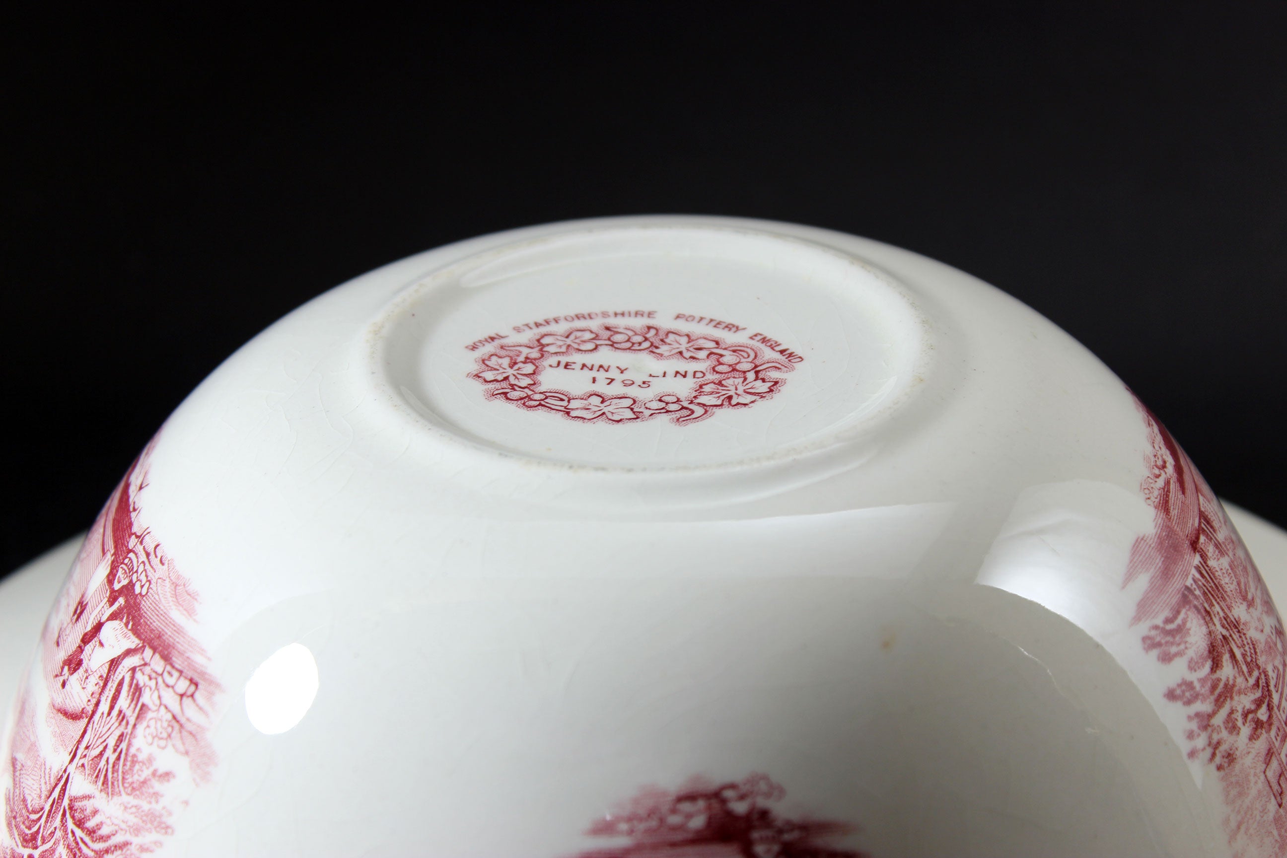 Jenny Lind 1795, Covered Vegetable Bowl, Royal Staffordshire Pottery