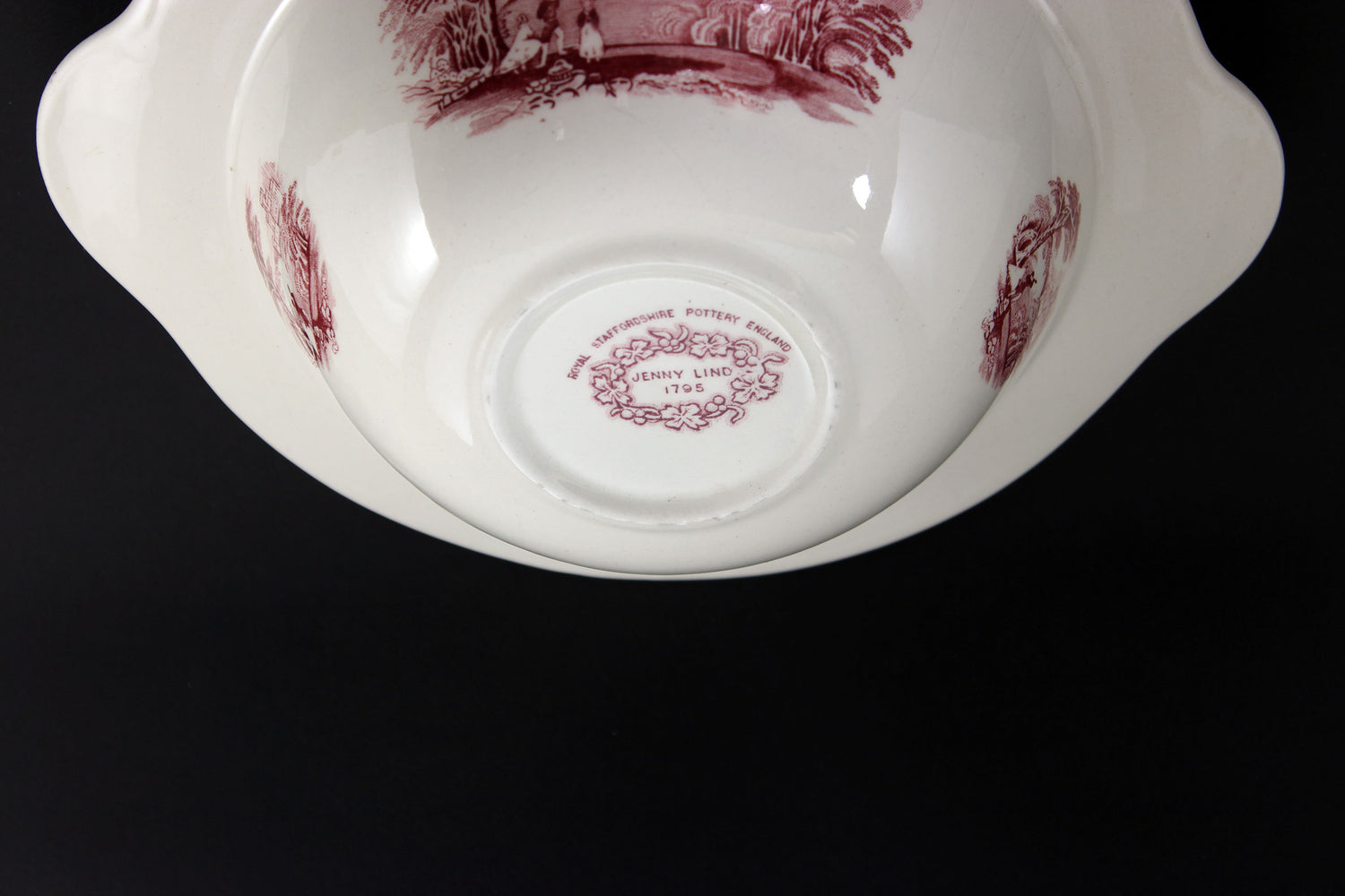 Jenny Lind 1795, Covered Vegetable Bowl, Royal Staffordshire Pottery