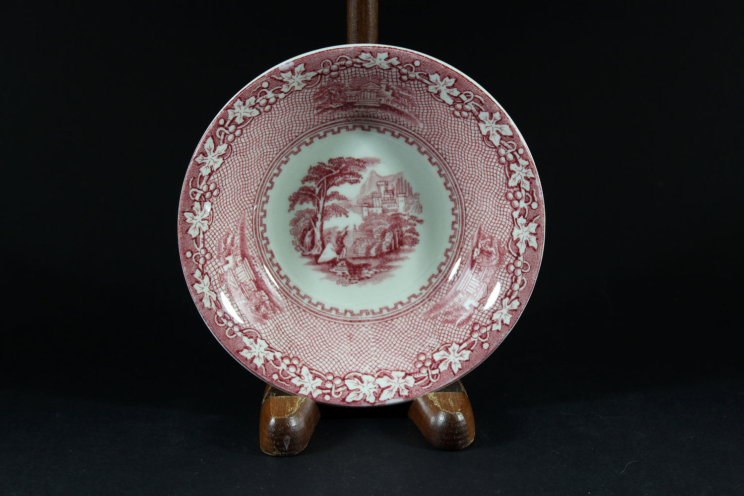 Jenny Lind 1795, Red,  Fruit Nappy