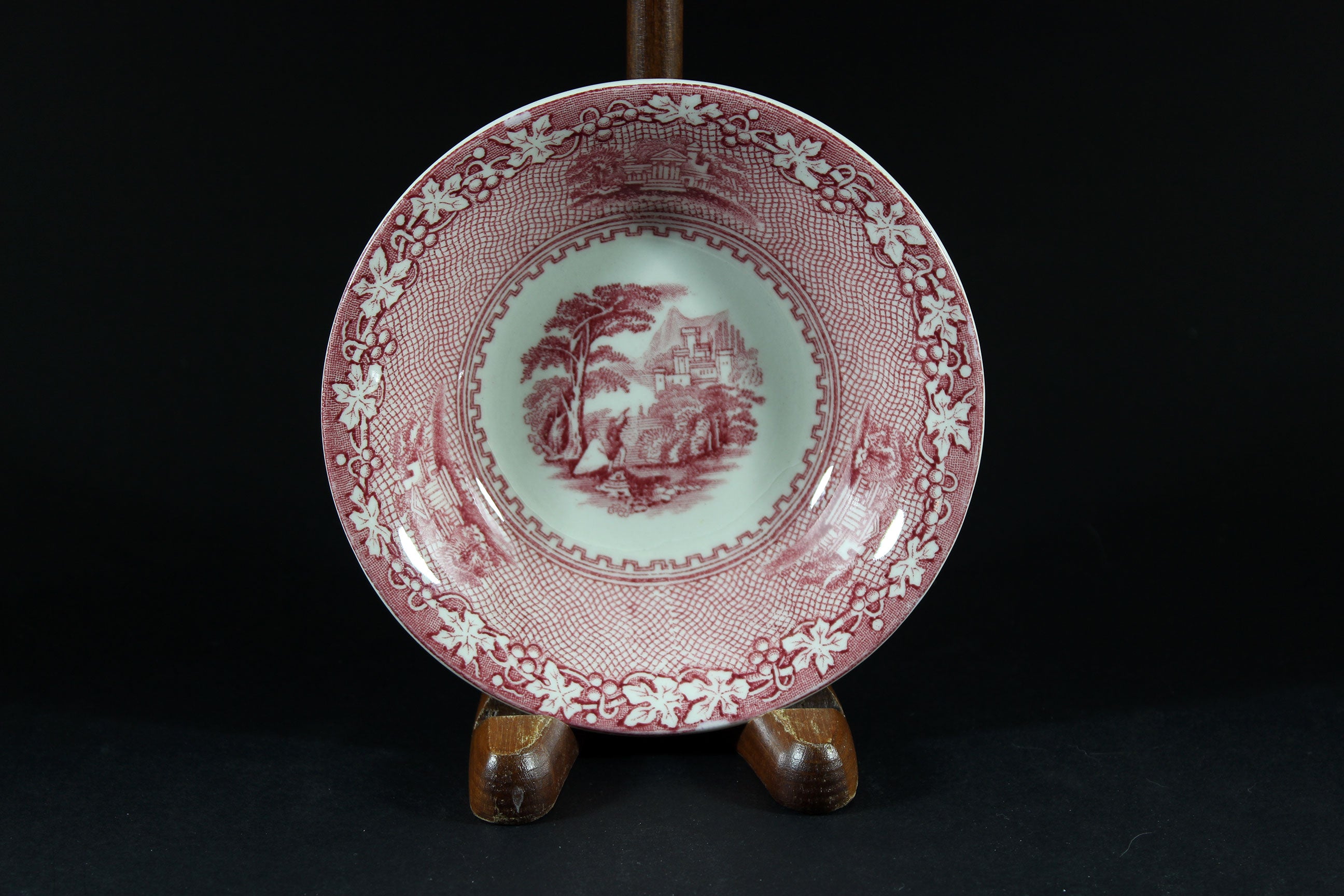 Jenny Lind 1795, Red, Fruit Nappy