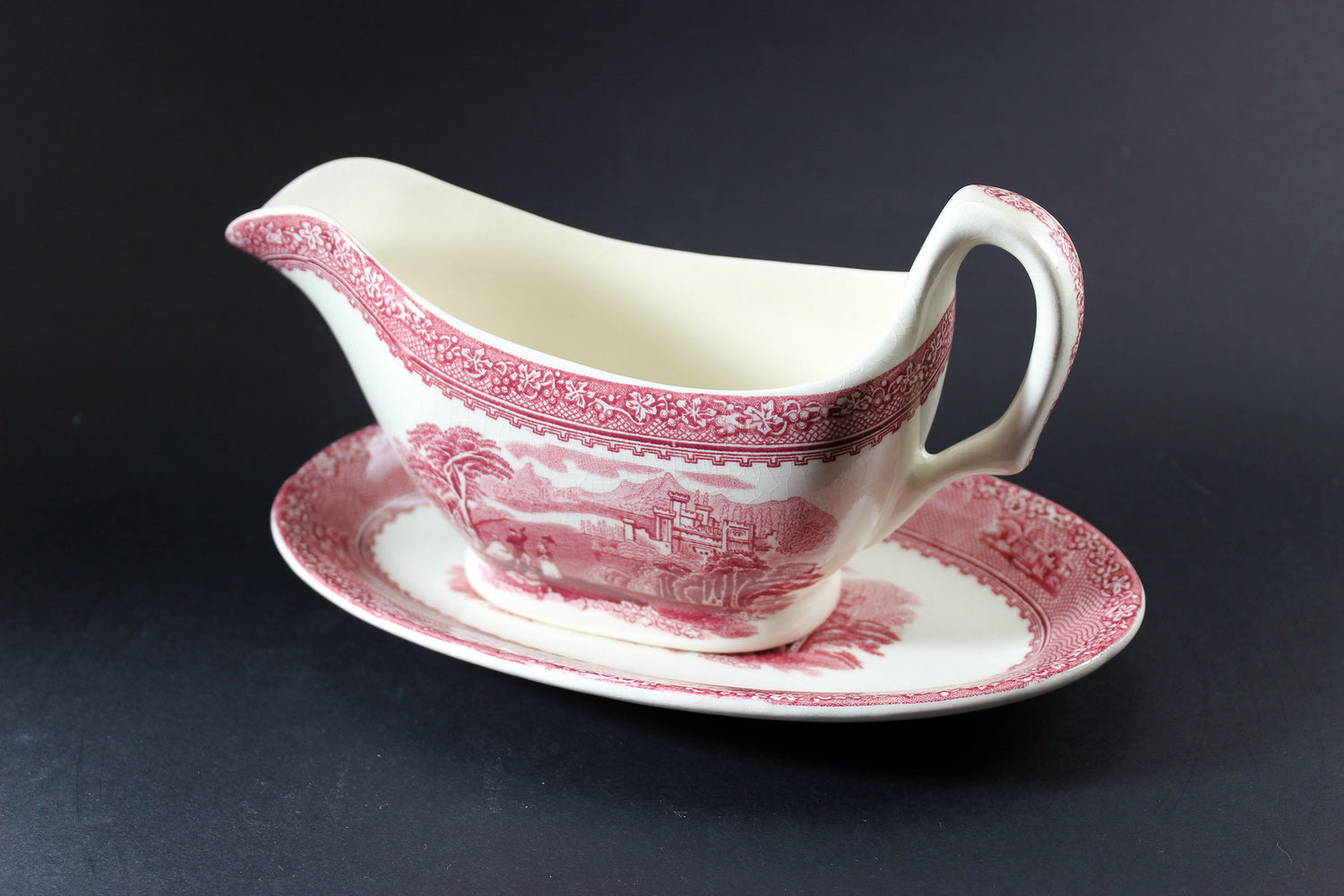 Jenny Lind 1795, Gravy Boat and Under Plate, Royal Staffordshire Pottery