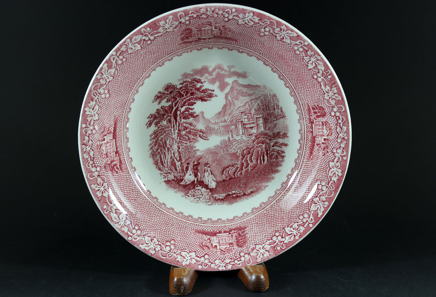 Jenny Lind 1795, Red,  Place Setting