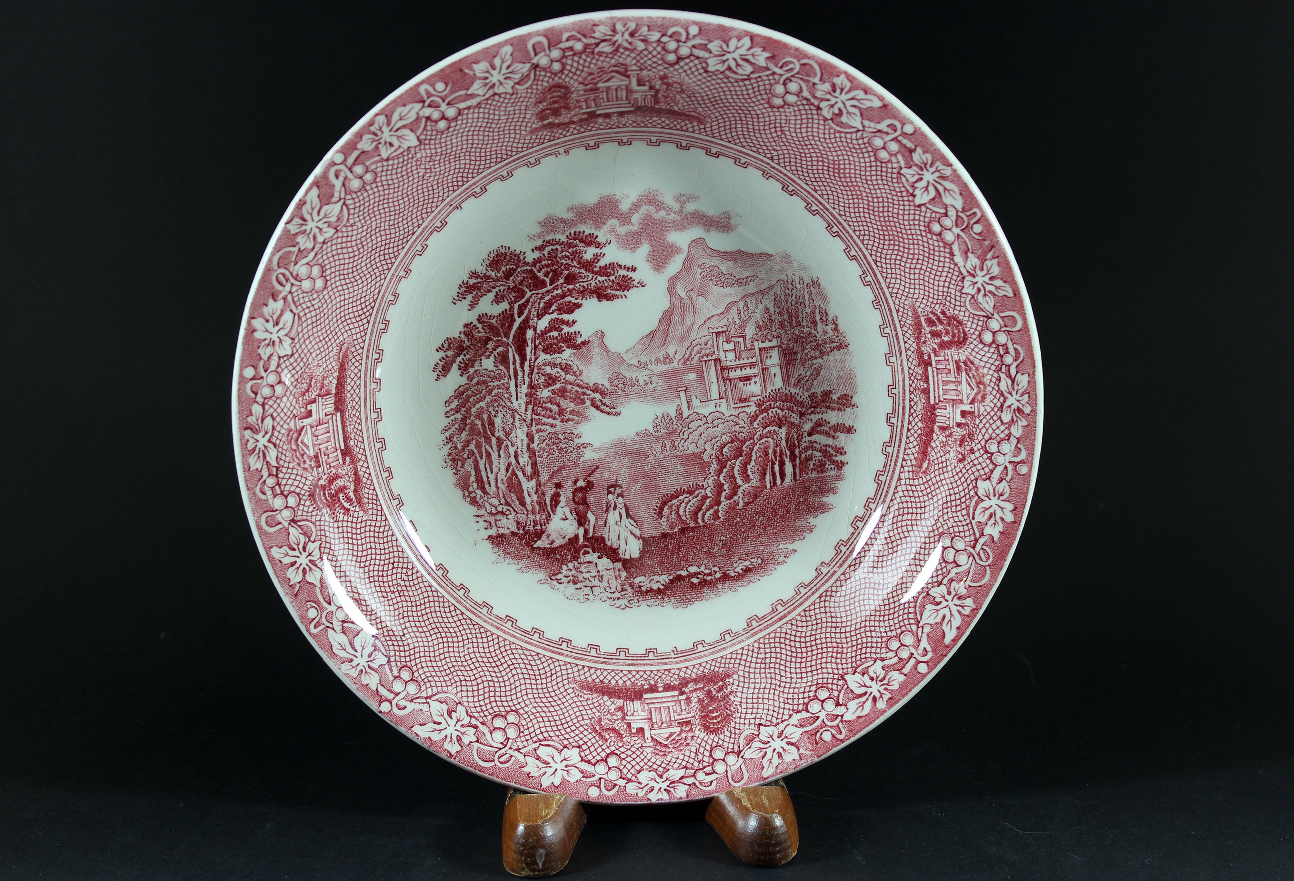 Jenny Lind 1795, Red, Place Setting