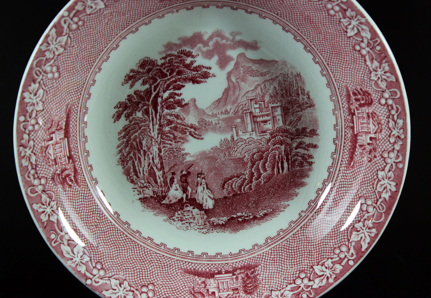 Jenny Lind 1795, Red,  Place Setting
