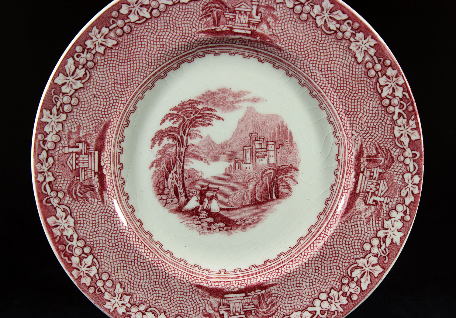 Jenny Lind 1795, Red,  Place Setting