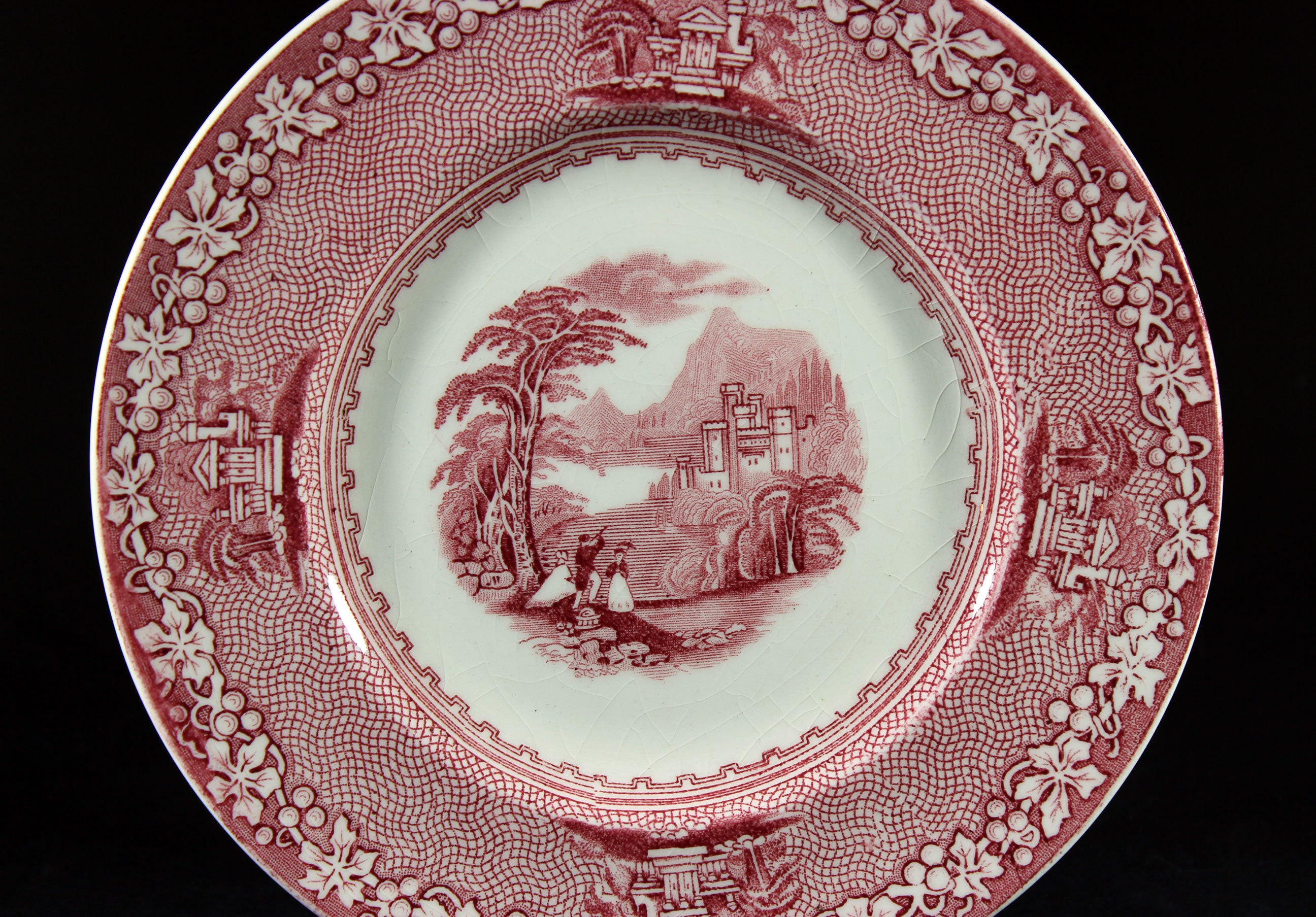 Jenny Lind 1795, Red, Place Setting