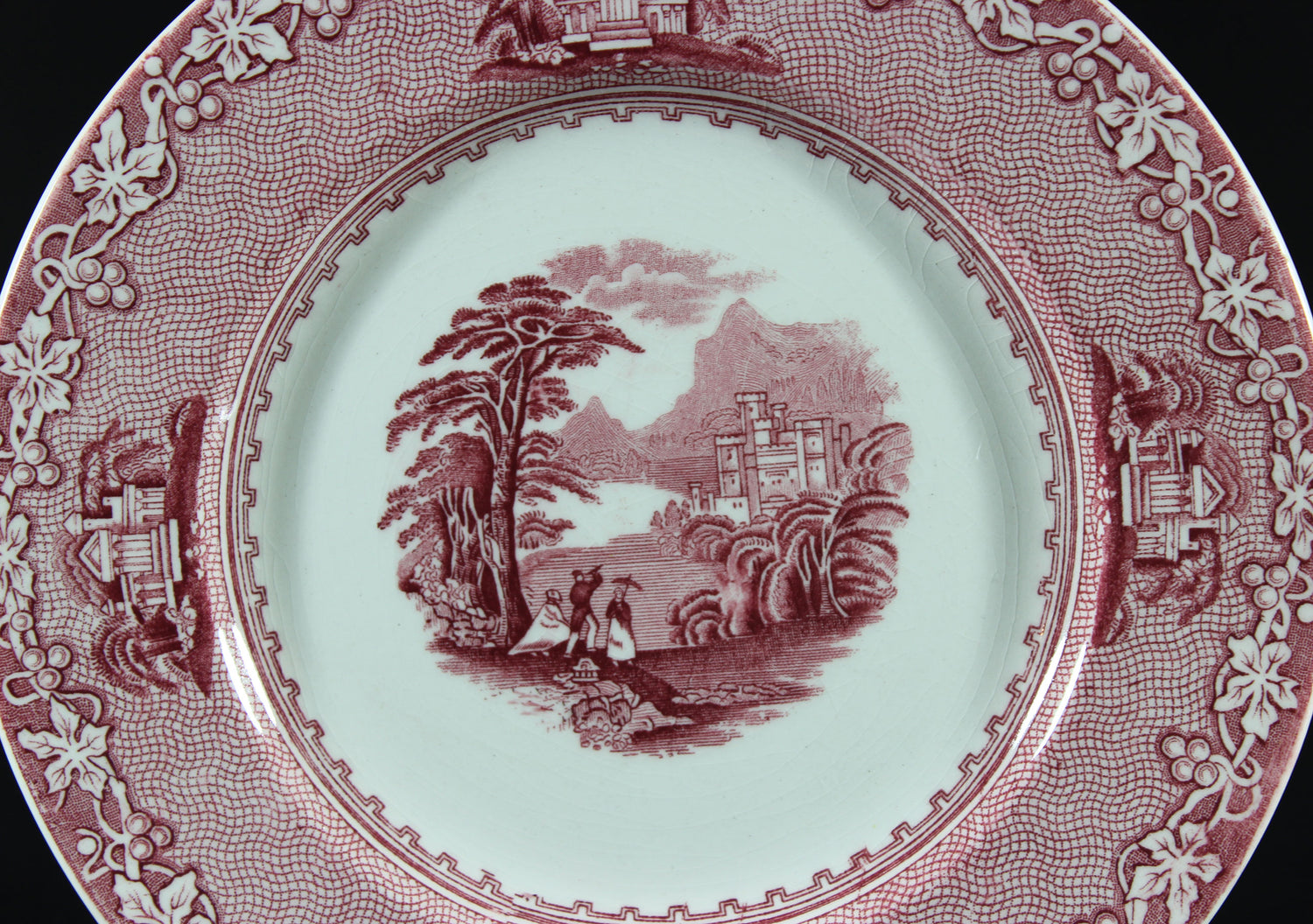 Jenny Lind 1795, Red,  Place Setting