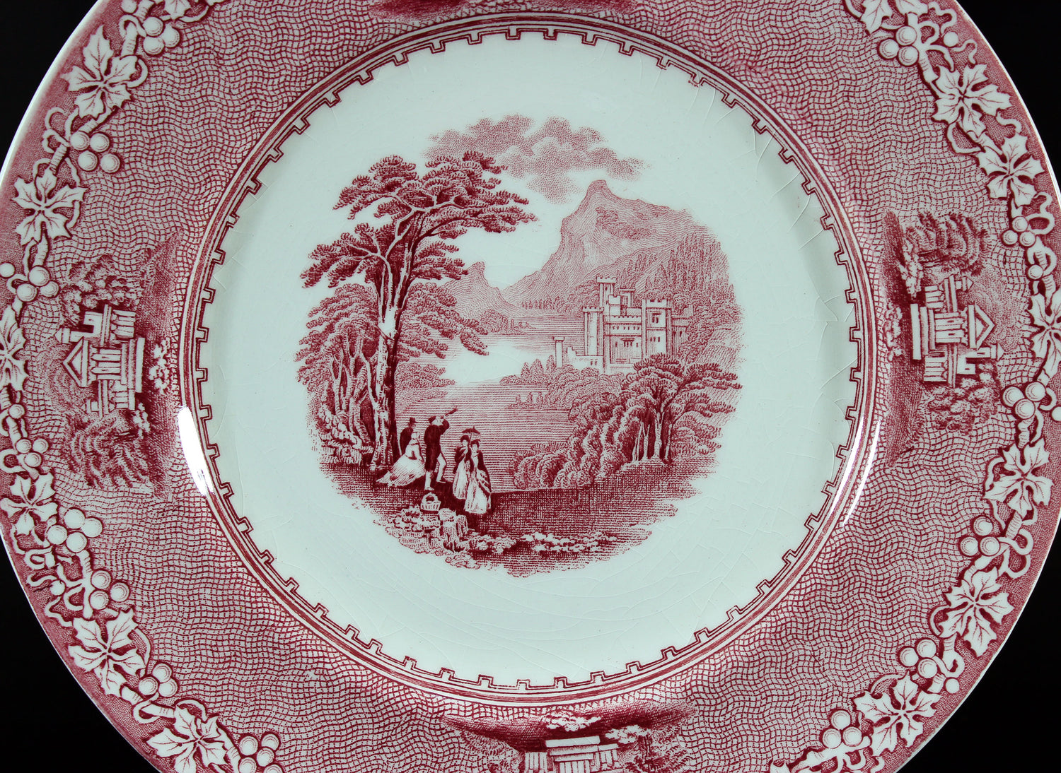 Jenny Lind 1795, Red,  Place Setting