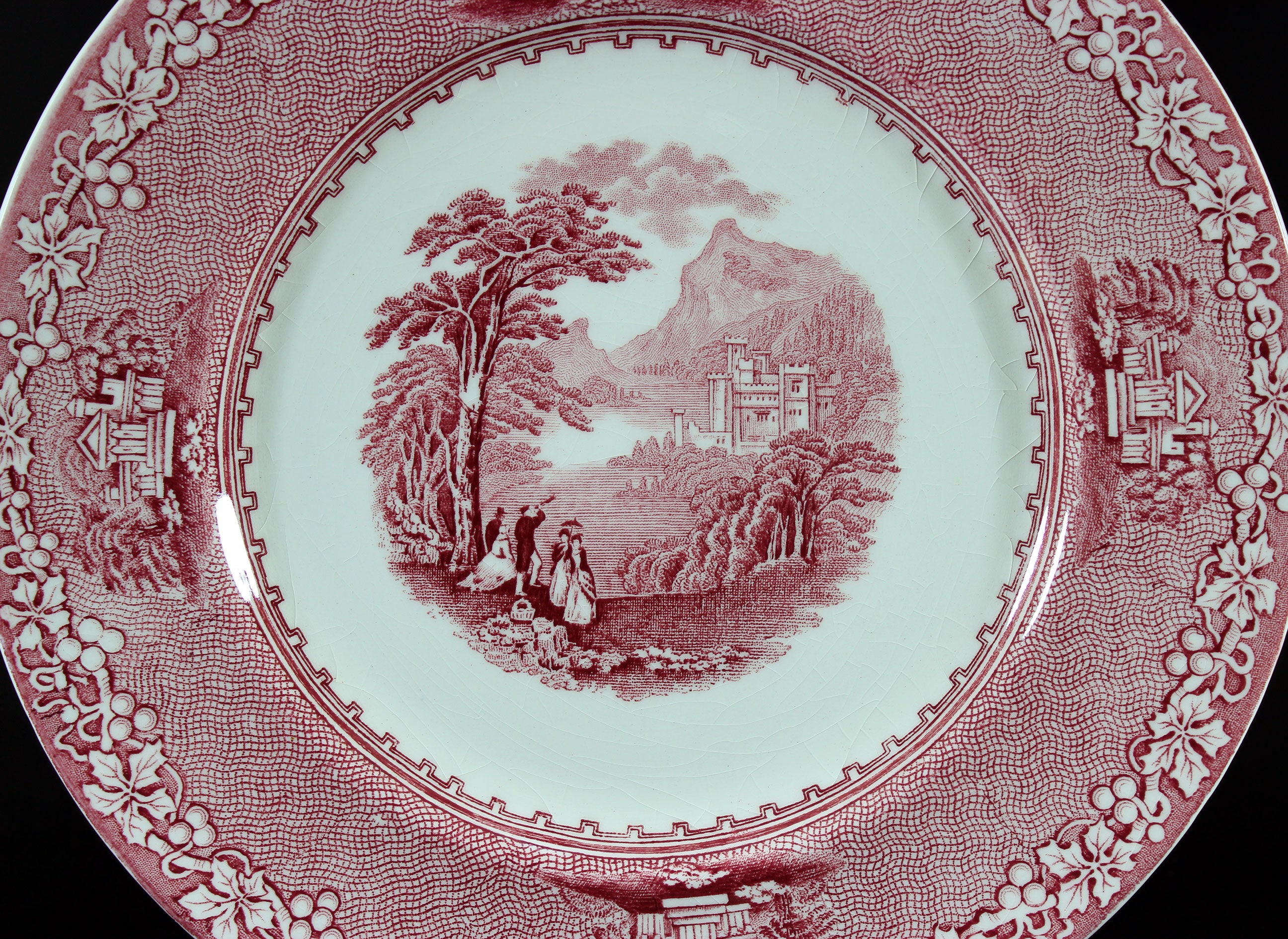 Jenny Lind 1795, Red, Place Setting
