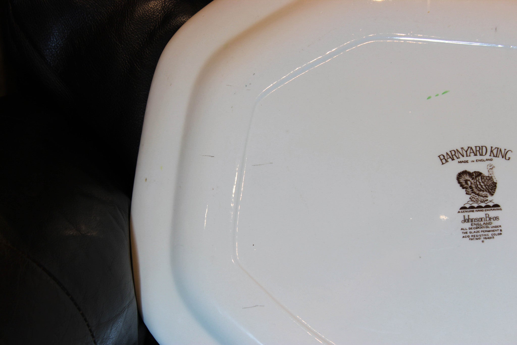 Barnyard King Turkey Platter Johnson Brothers