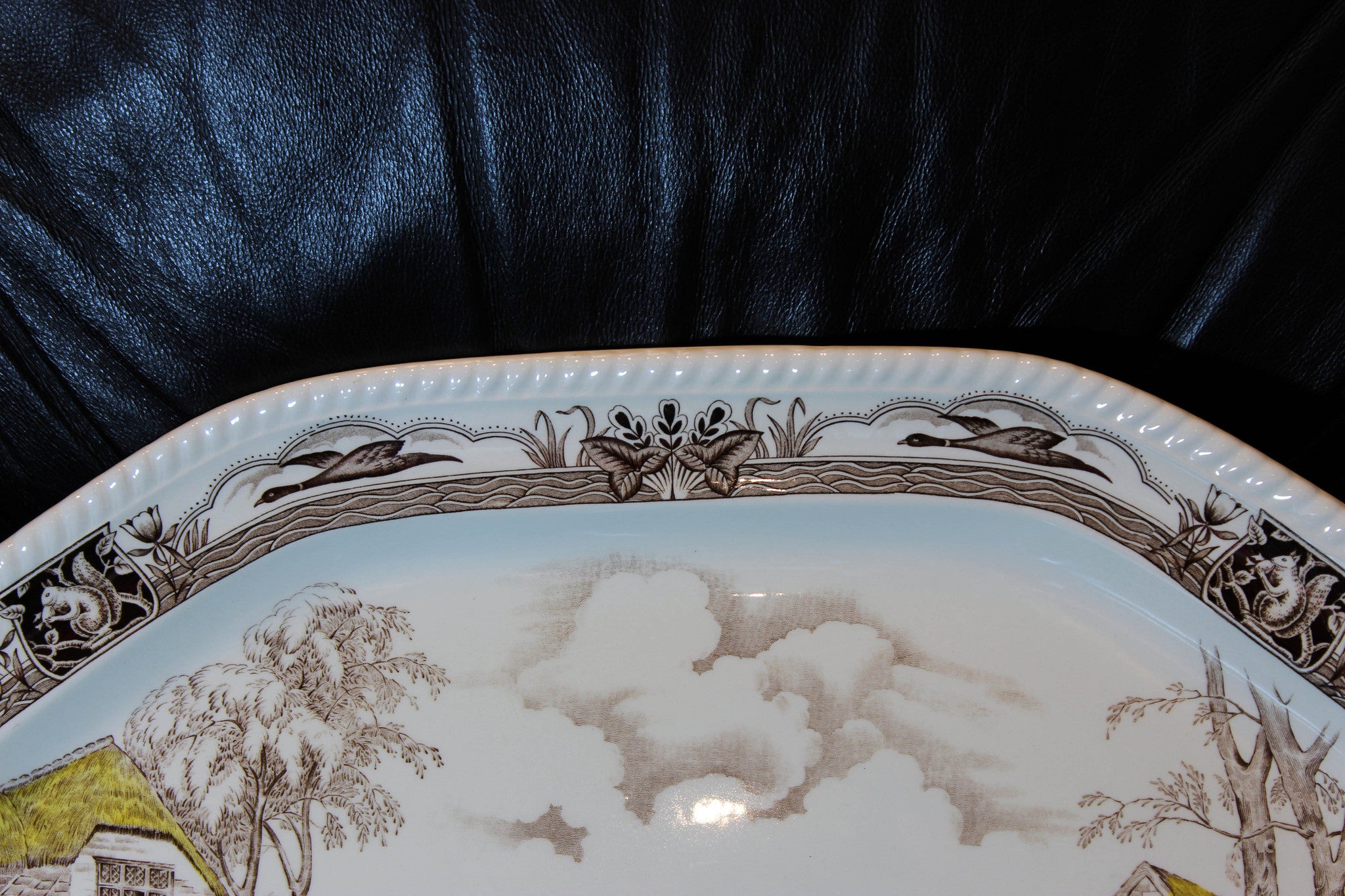 Barnyard King Turkey Platter Johnson Brothers