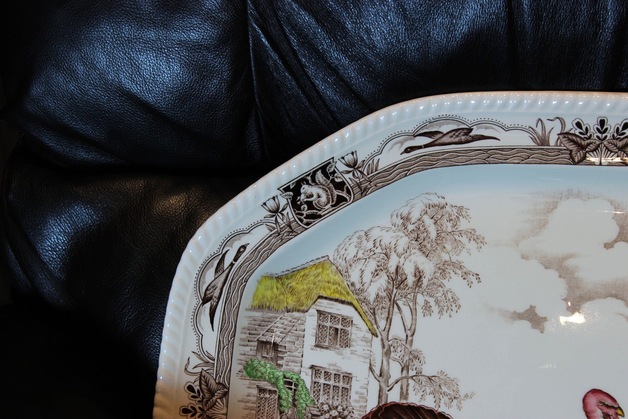 Barnyard King Turkey Platter Johnson Brothers