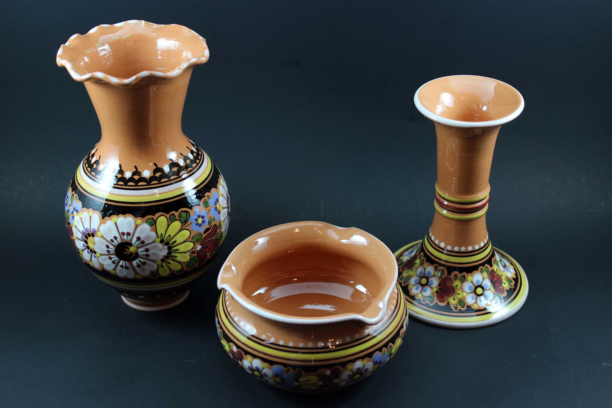 Keralit Czech Peasant Art Pottery