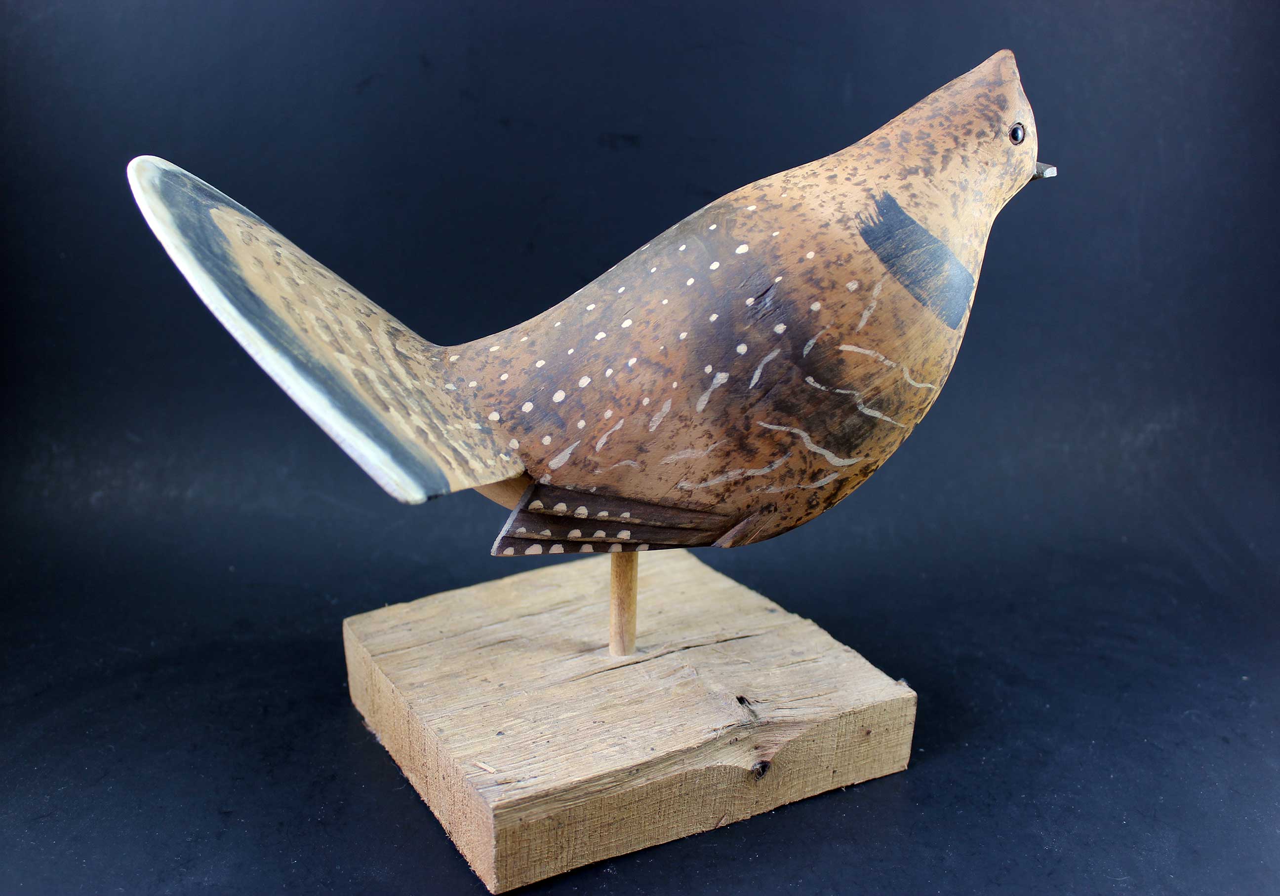 William Kirkpatrick, Hand carved, Ruffled Grouse