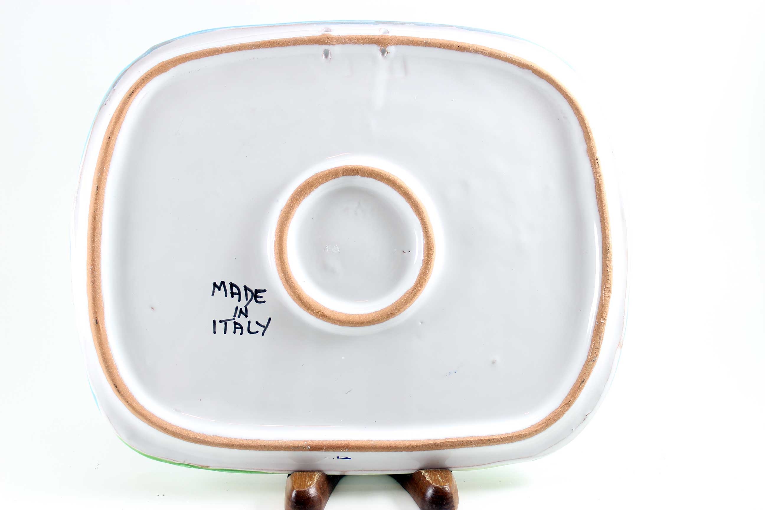 La Musa, Italian Pottery, Oblong Decorative Plate