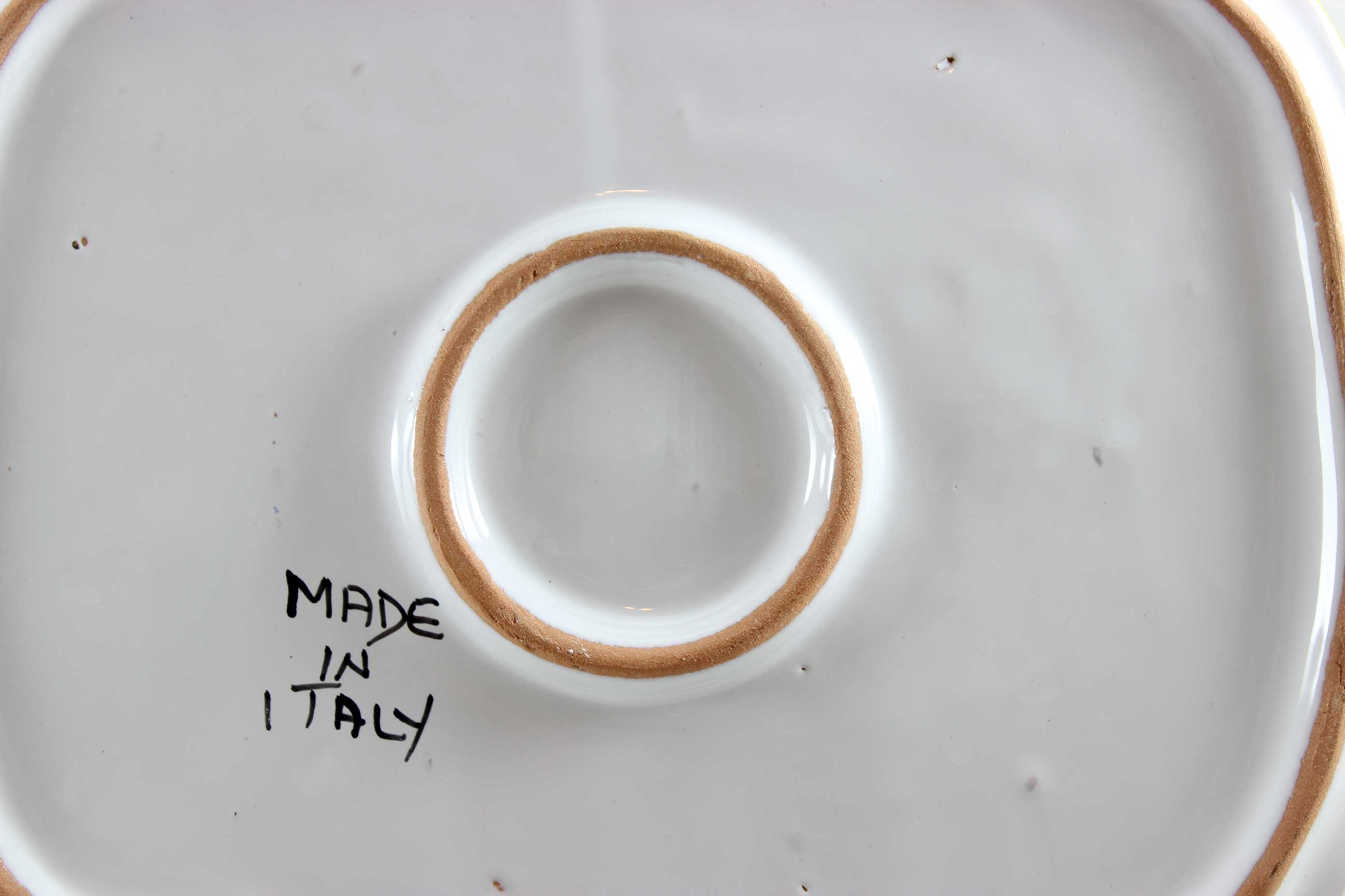 La Musa, Italian Pottery, Oblong Decorative Plate