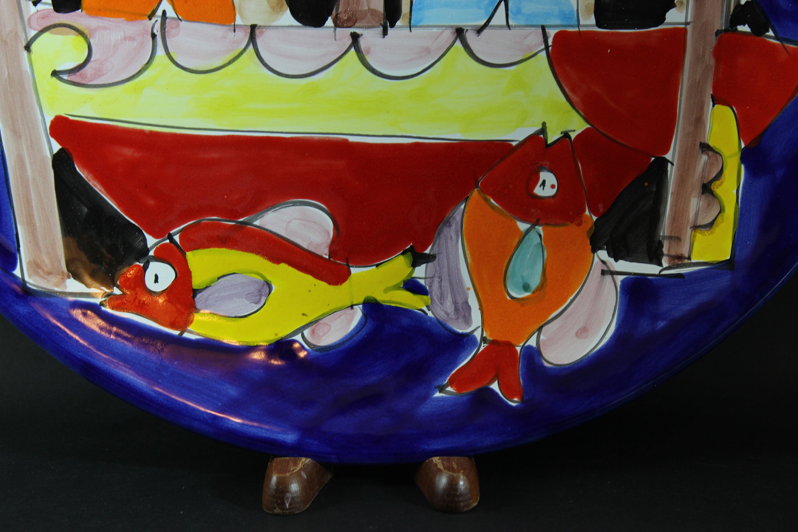 La Musa, Large Platter, Fishermen