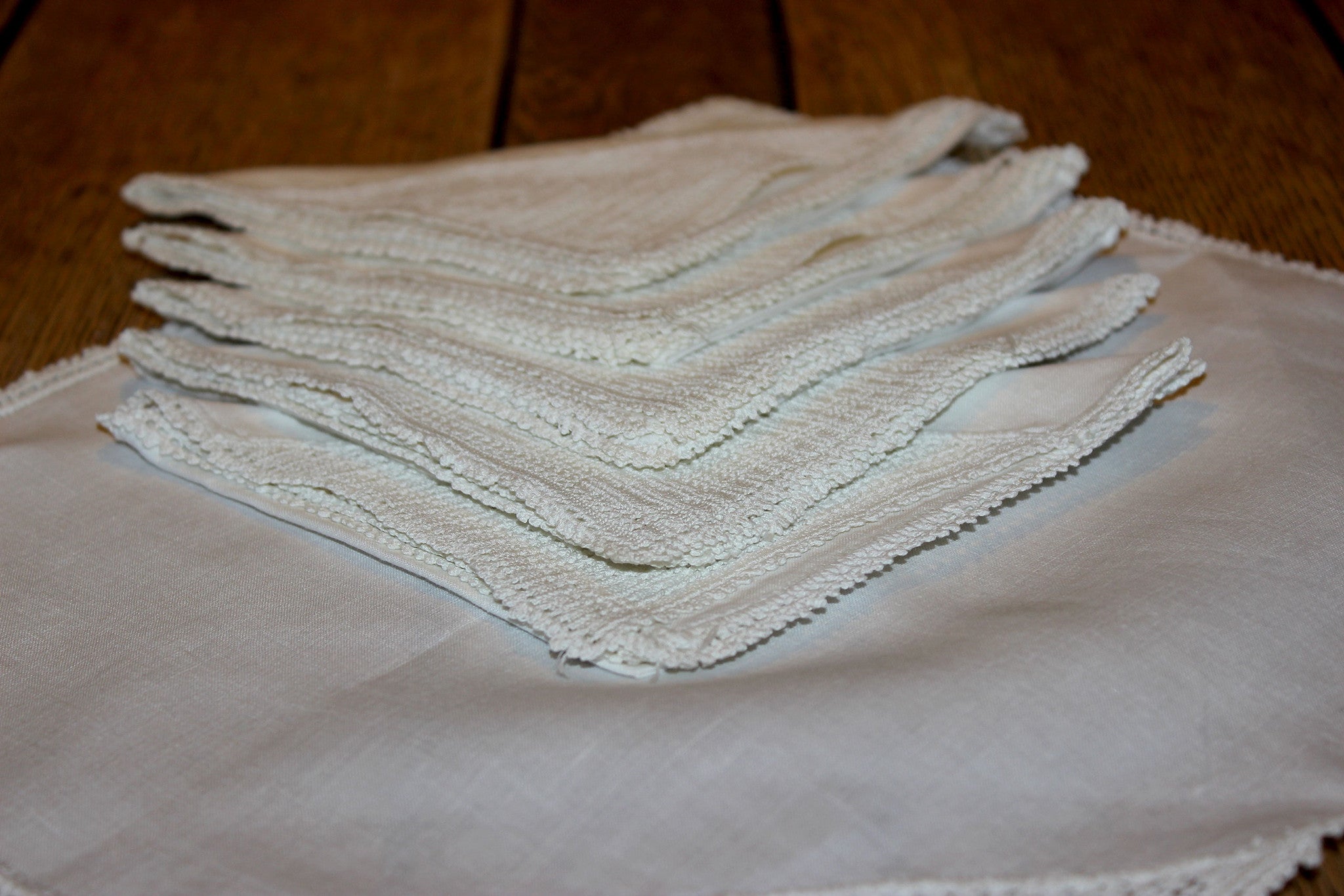Irish Linen & Lace Tea Napkins