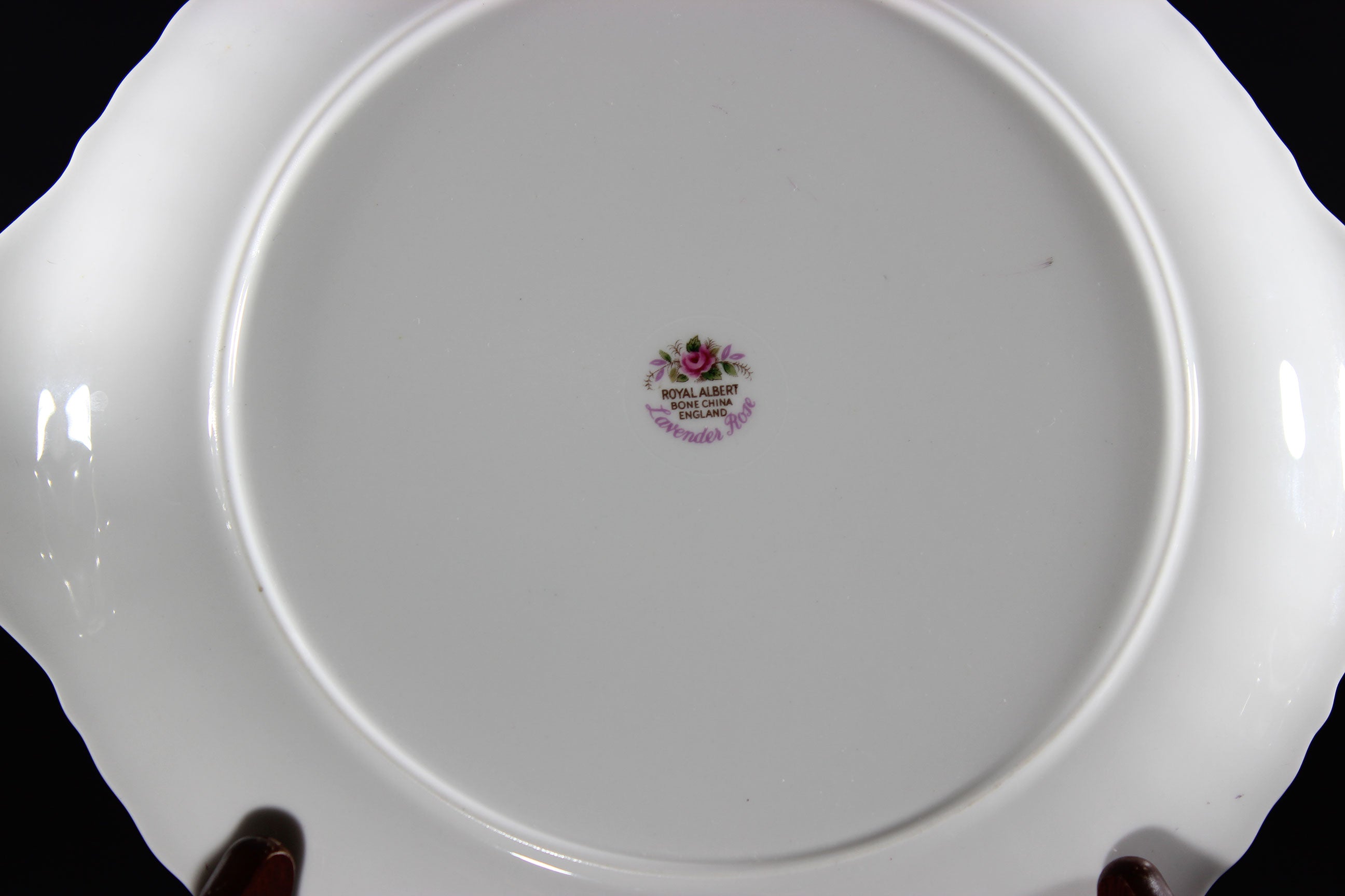 Lavender Lavender Rose Cake Plate