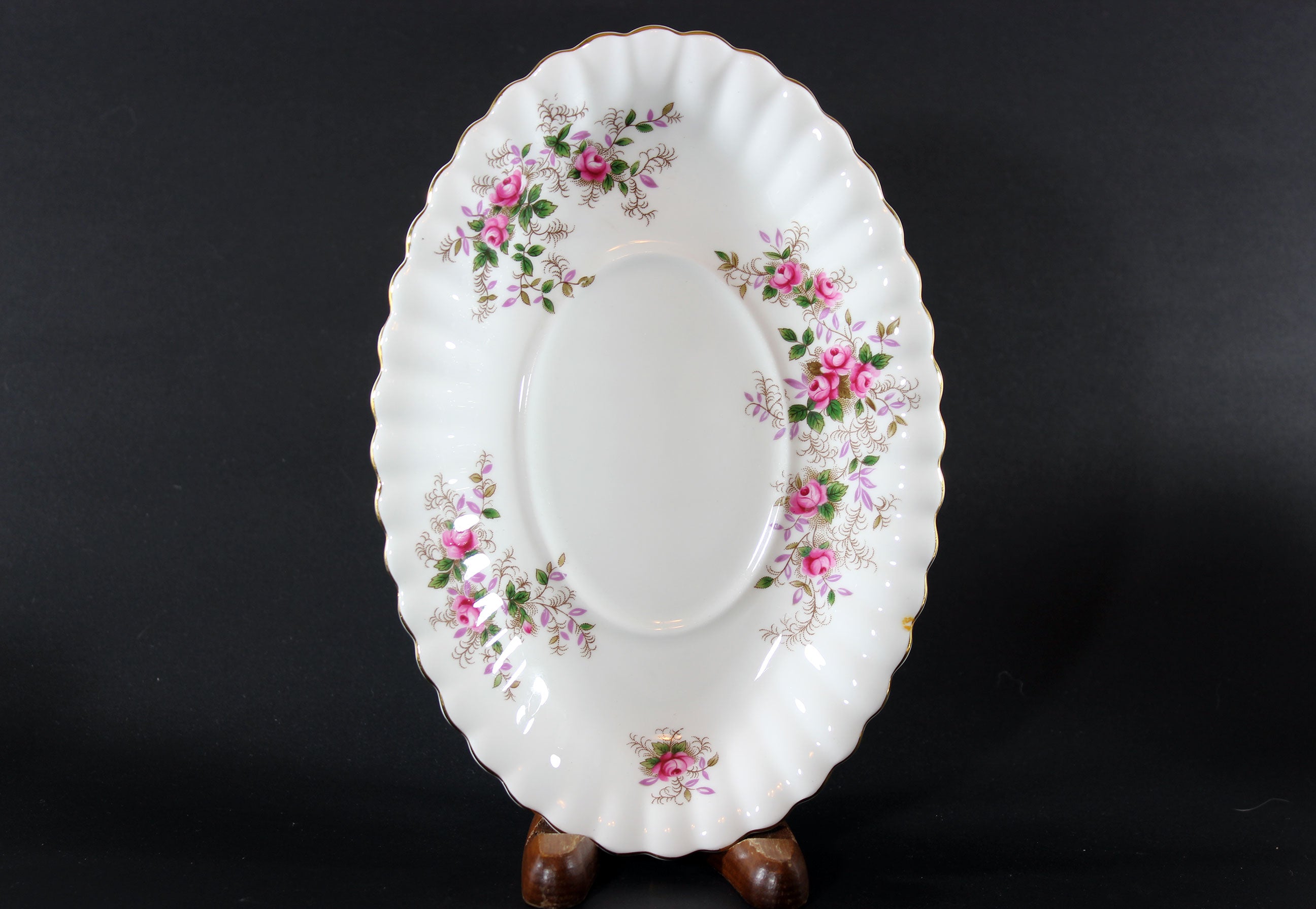 Lavender Rose Gravy Boat