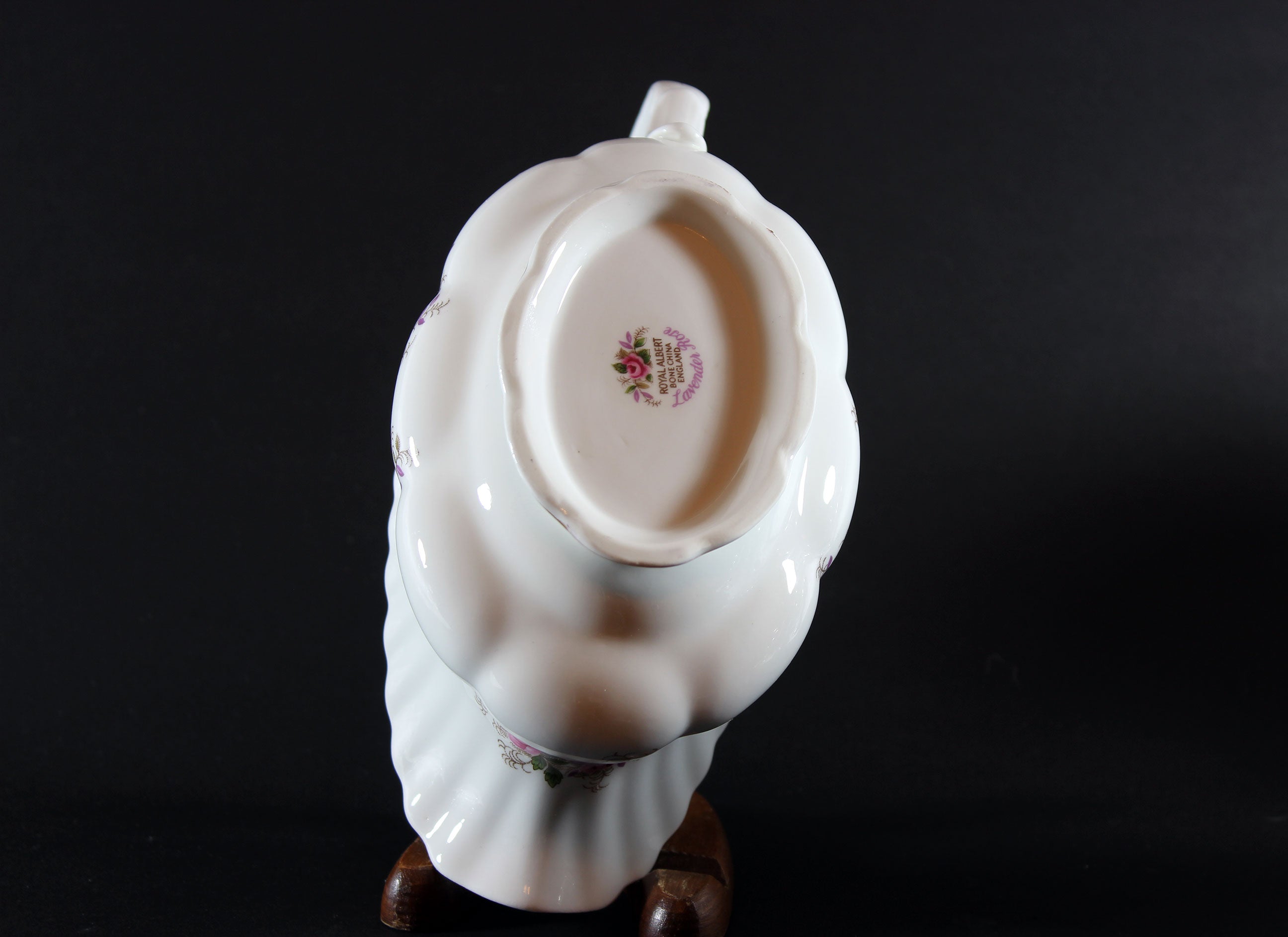 Lavender Rose Gravy Boat
