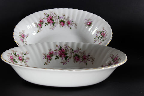 Royal Albert, Lavender Rose, Oval Serving Bowl – With A Past