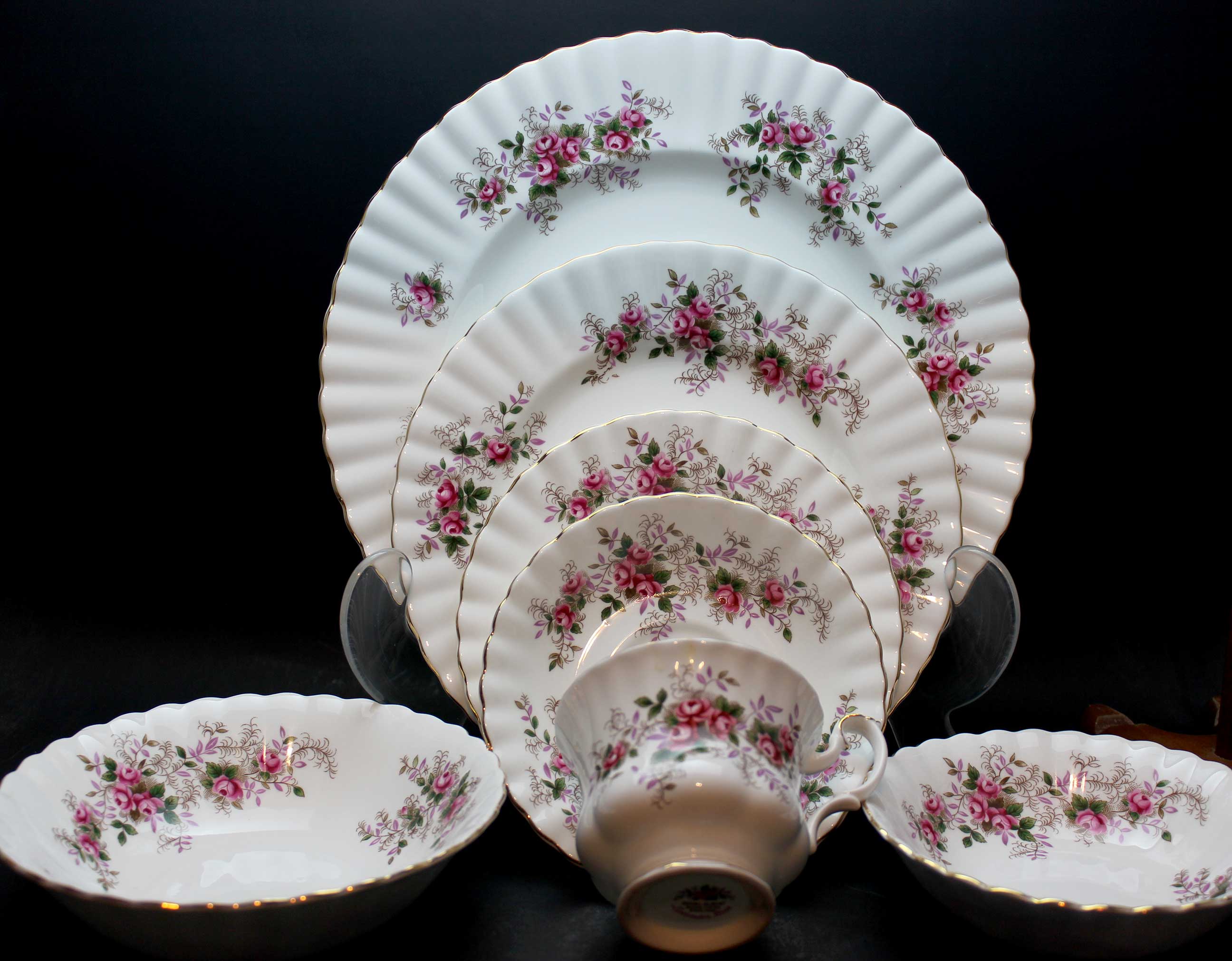 Royal Albert, Lavender Rose, 7 Piece Place Setting