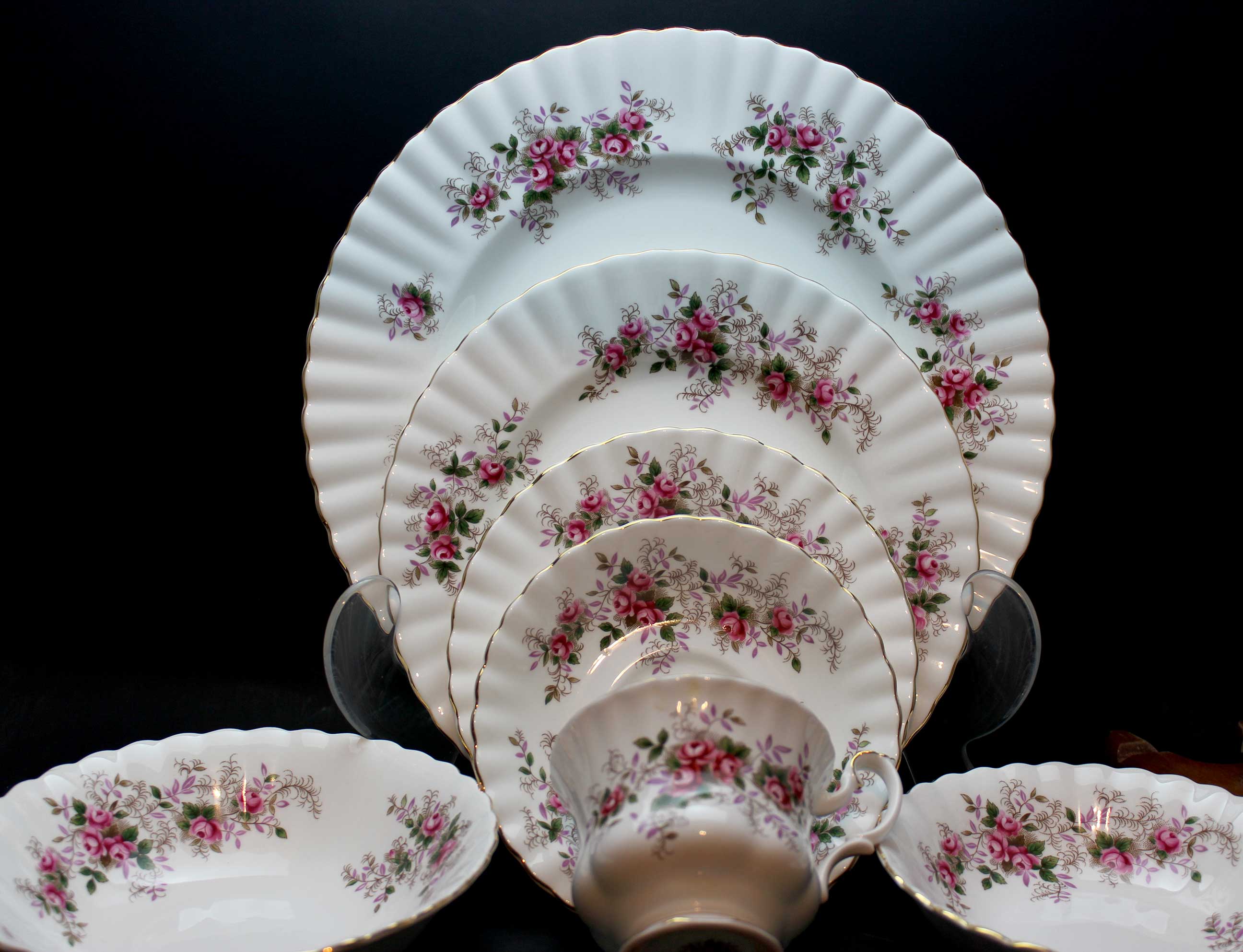Royal Albert, Lavender Rose, 7 Piece Place Setting