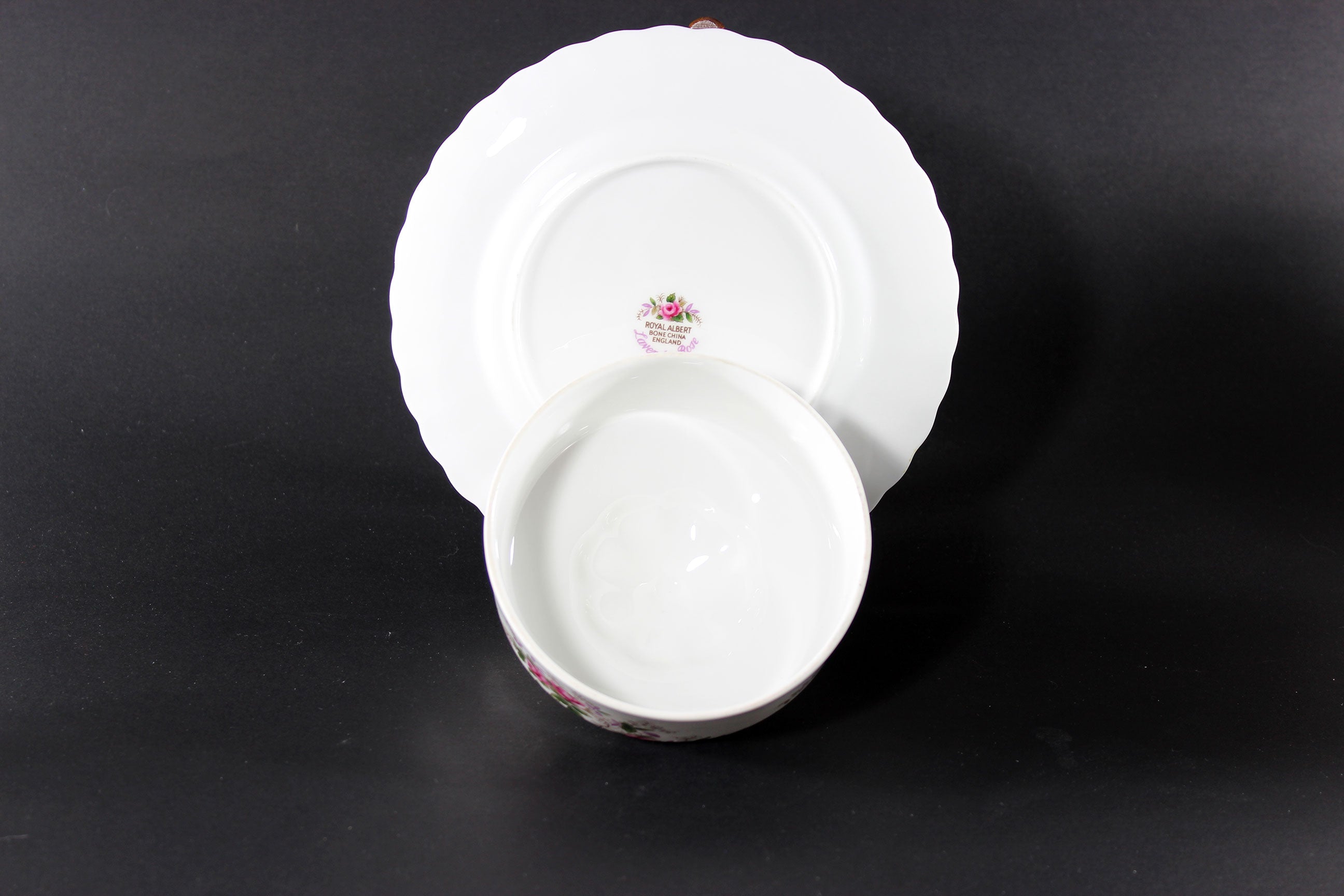 Royal Albert, Lavender Rose, Covered Butter Dish