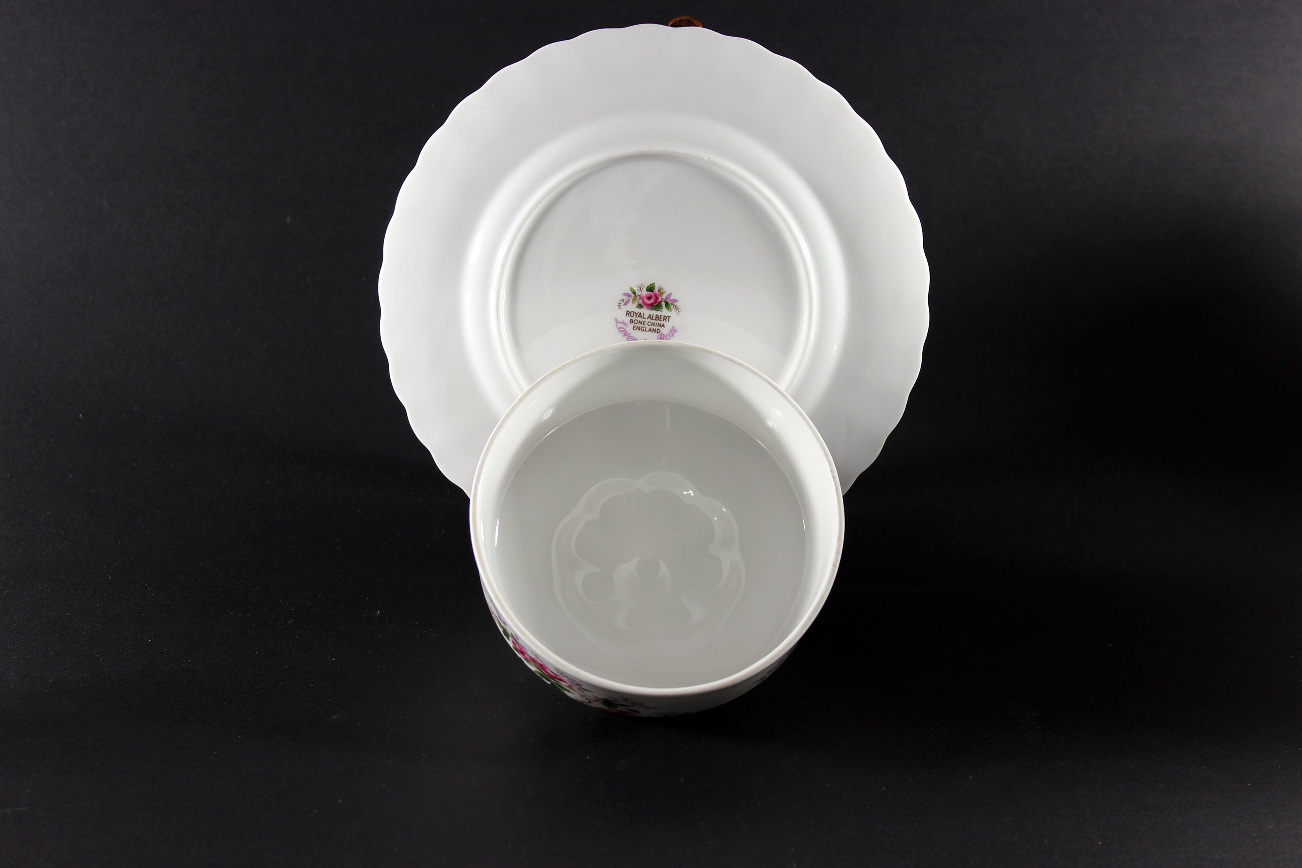 Royal Albert, Lavender Rose, Covered Butter Dish