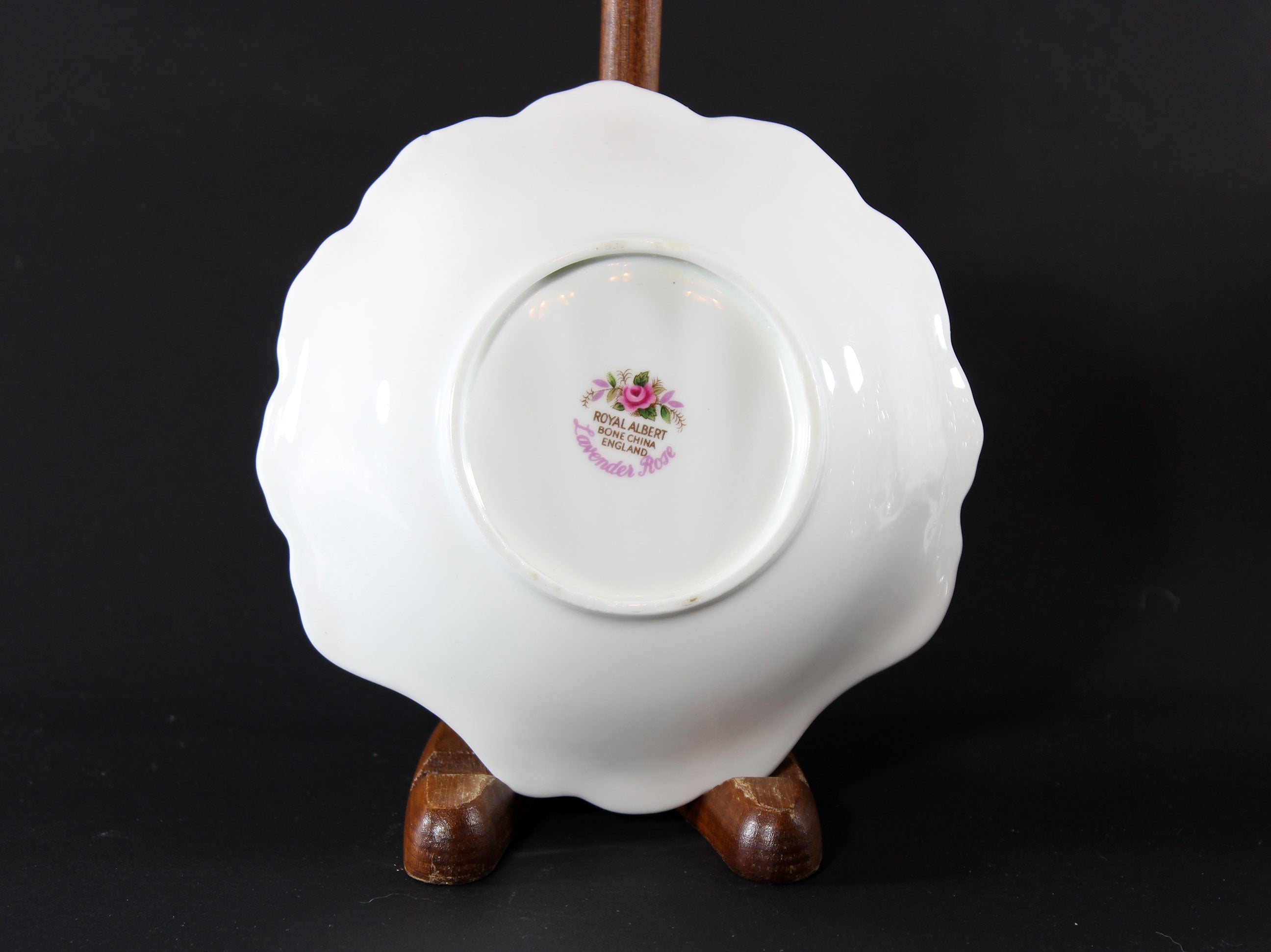 Lavender Rose Shell Dish