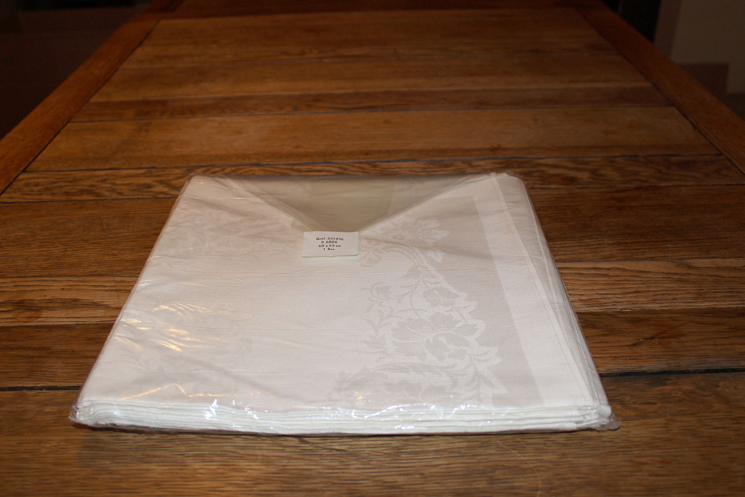 Damask Linen Napkins, Large