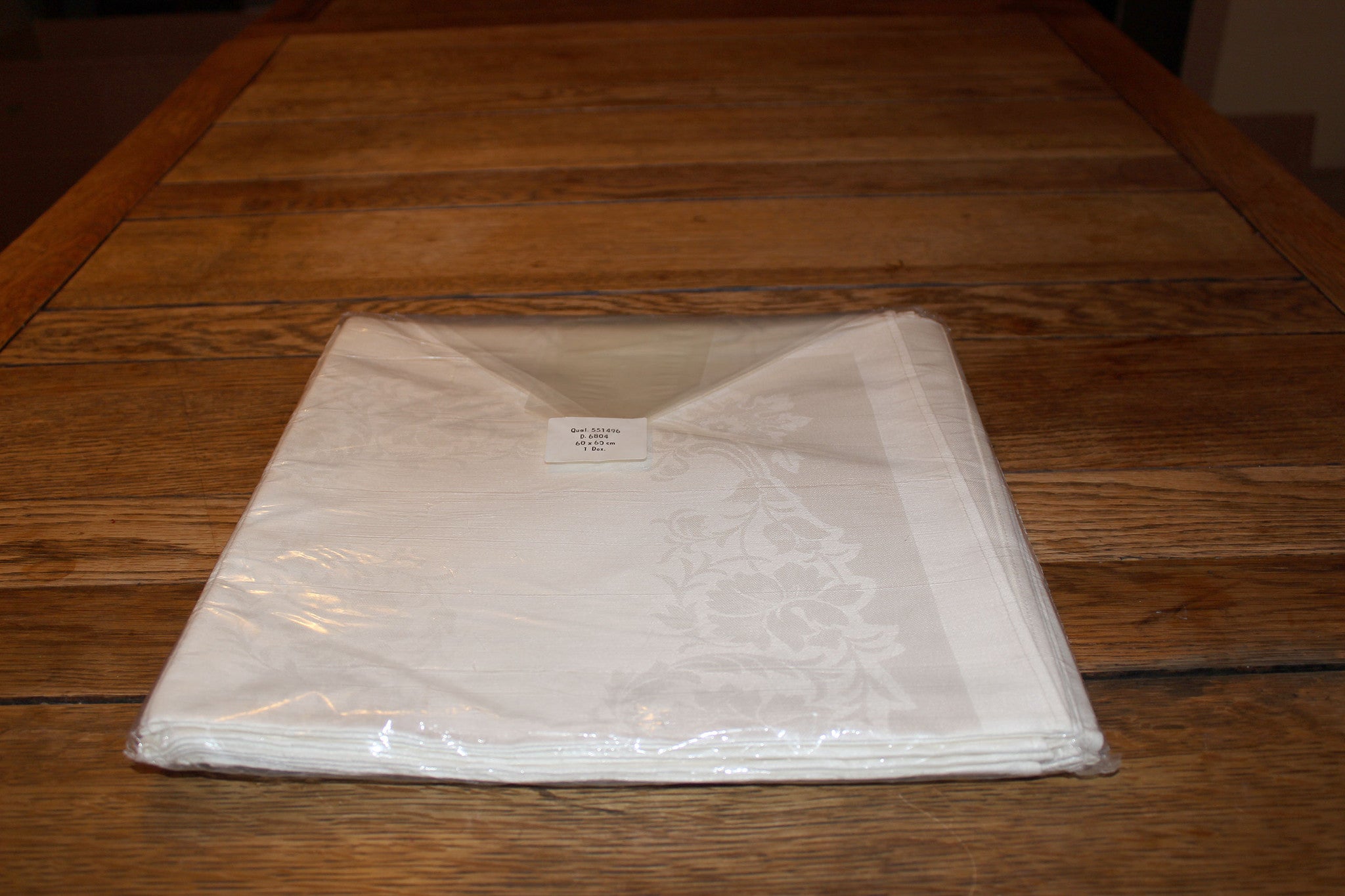 Damask Linen Napkins, Large