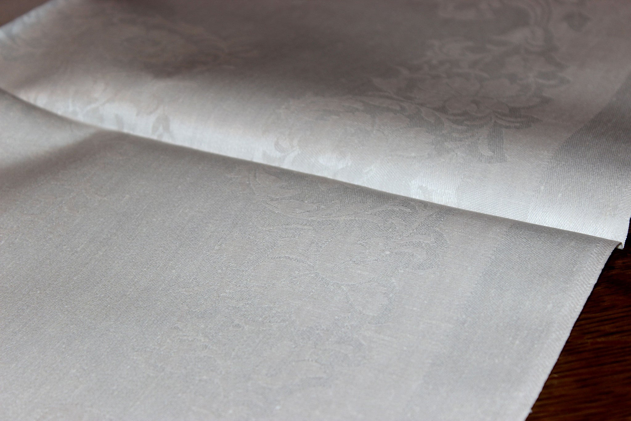 Damask Linen Napkins, Large