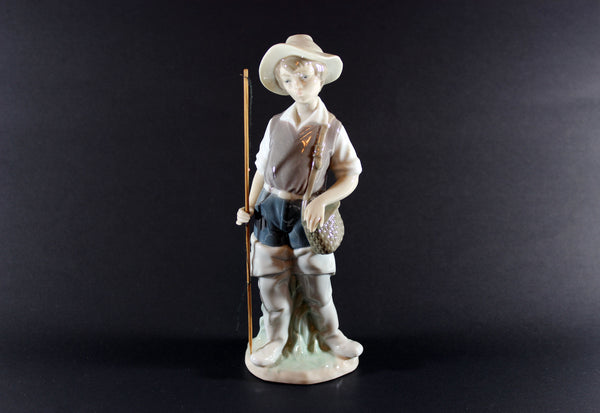 Lladro Figurine, Fisher Boy with Pole, No. 4809 – With A Past