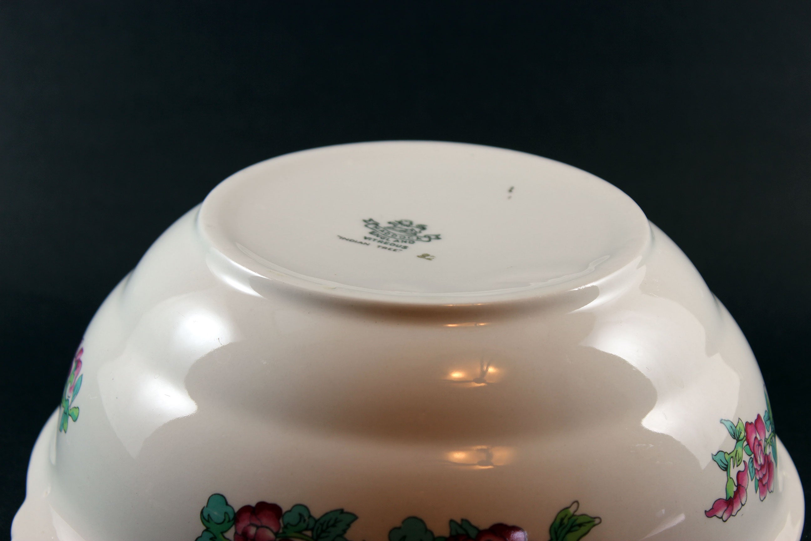 John Maddock & Sons, Indian Tree Pattern, Covered Serving Bowl