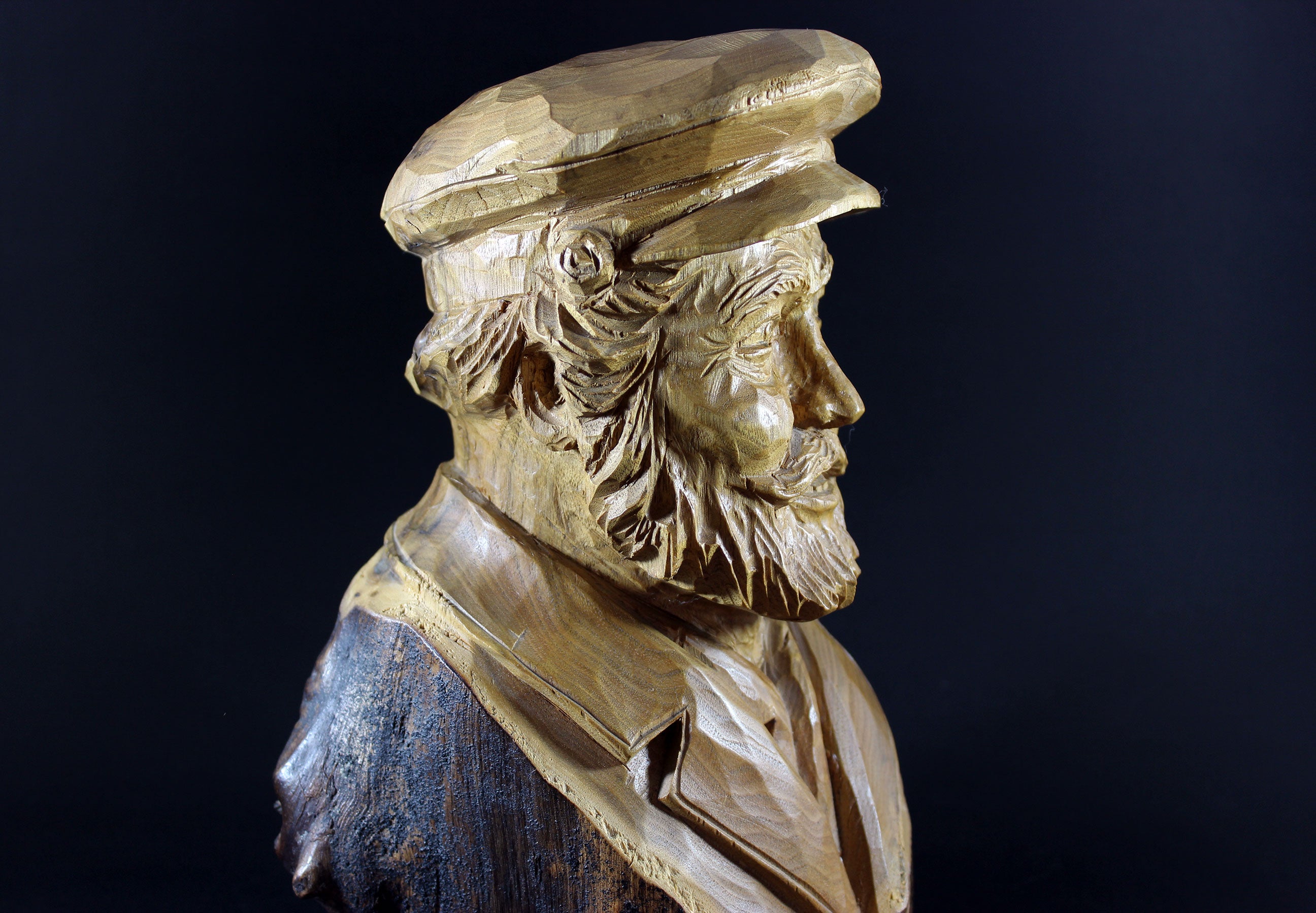 Marcel Guay, Wood Sculpture, Mariner
