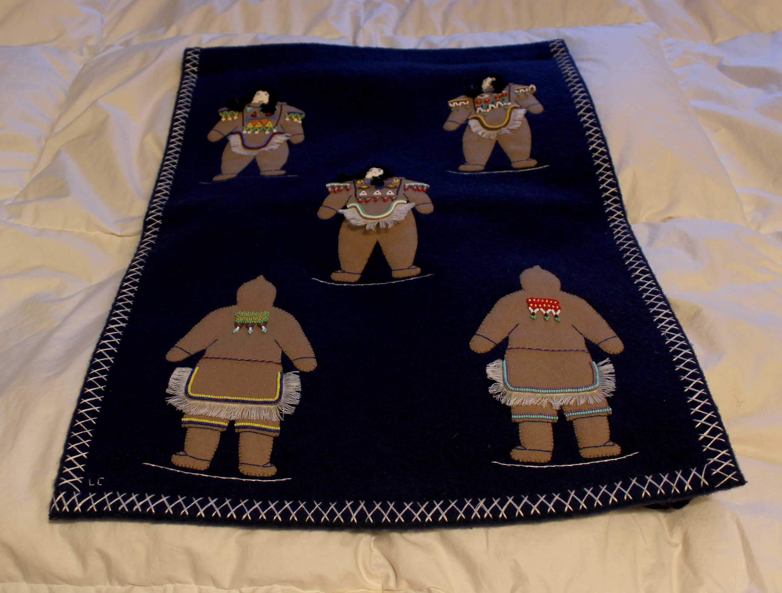 Inuit Wall Hanging, Martha Ikiperiak Eekerkik