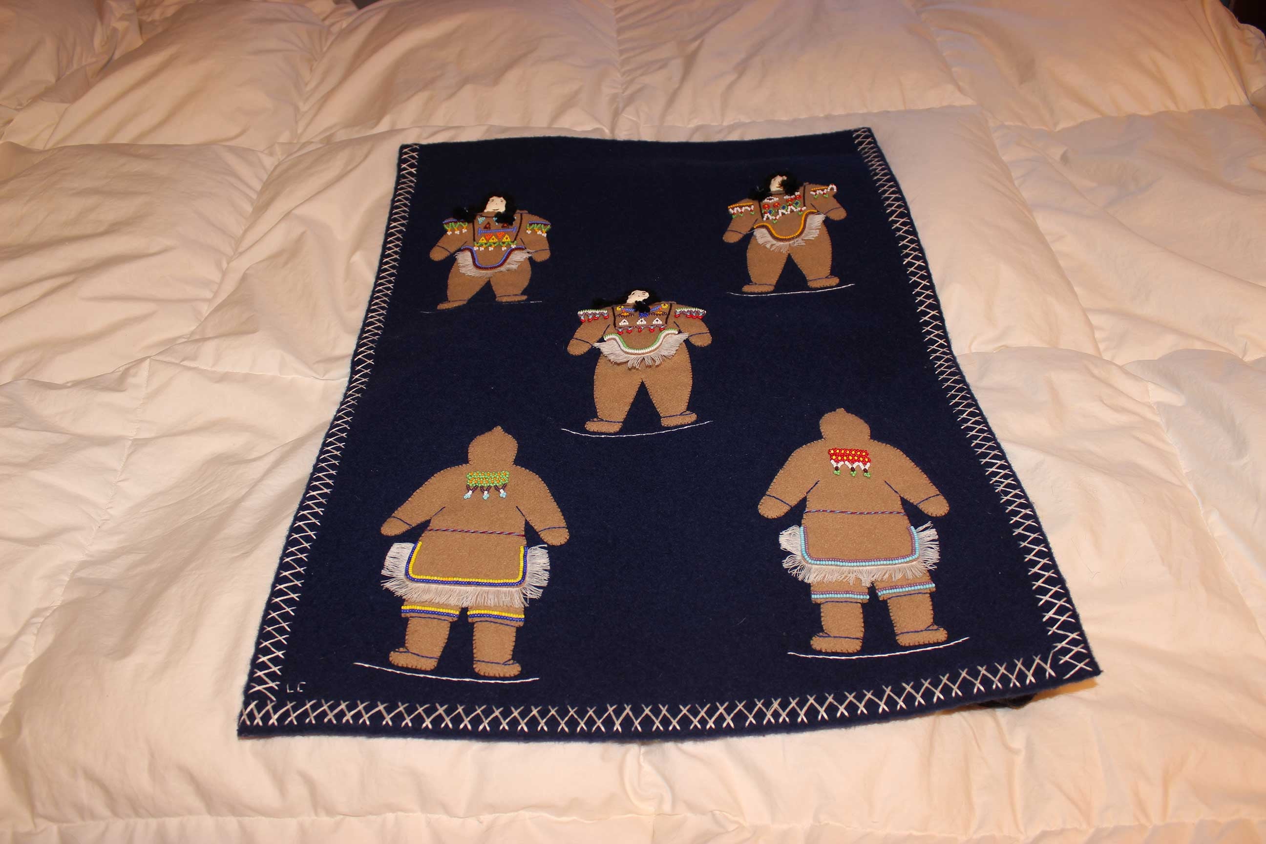 Inuit Wall Hanging, Martha Ikiperiak Eekerkik