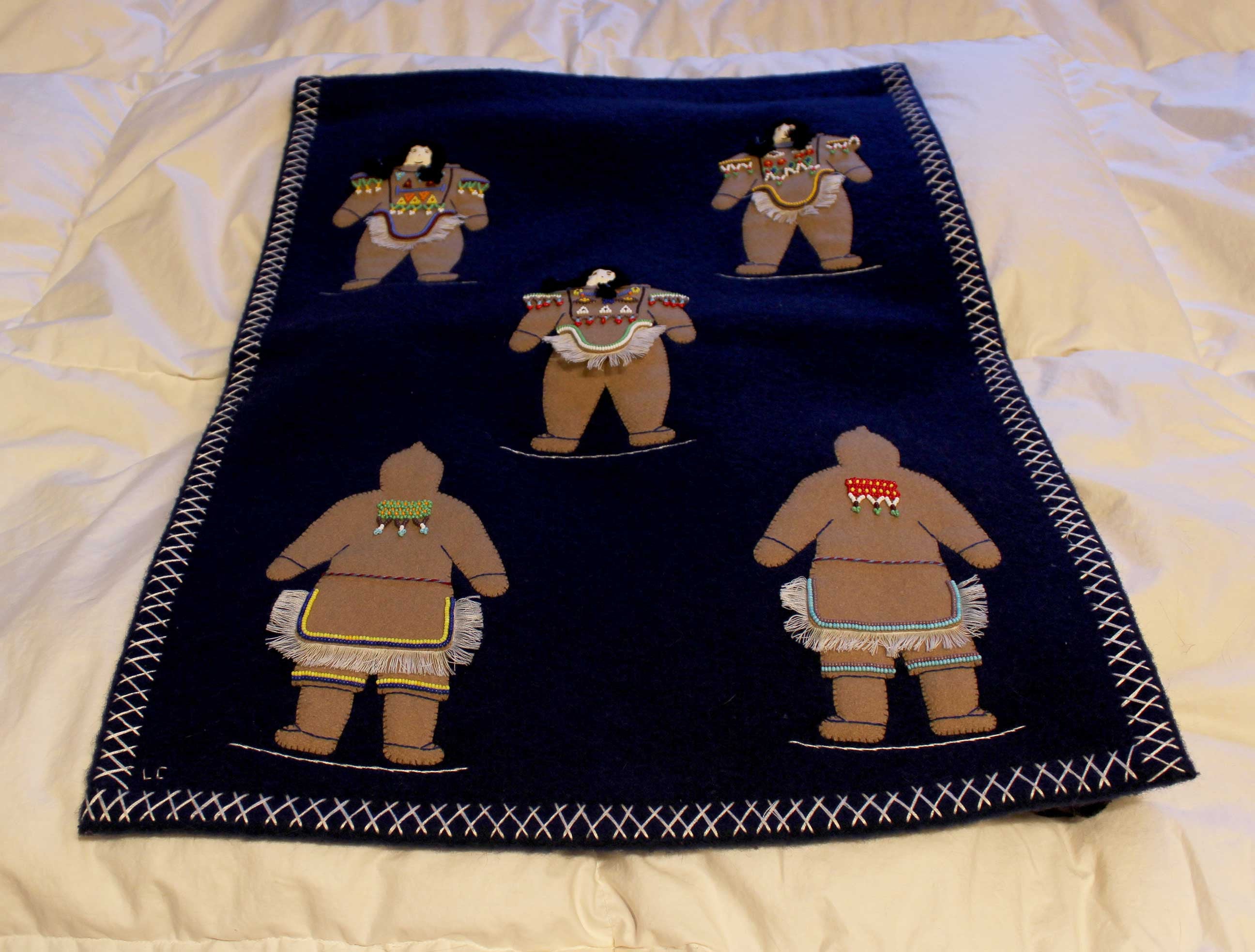 Inuit Wall Hanging, Martha Ikiperiak Eekerkik