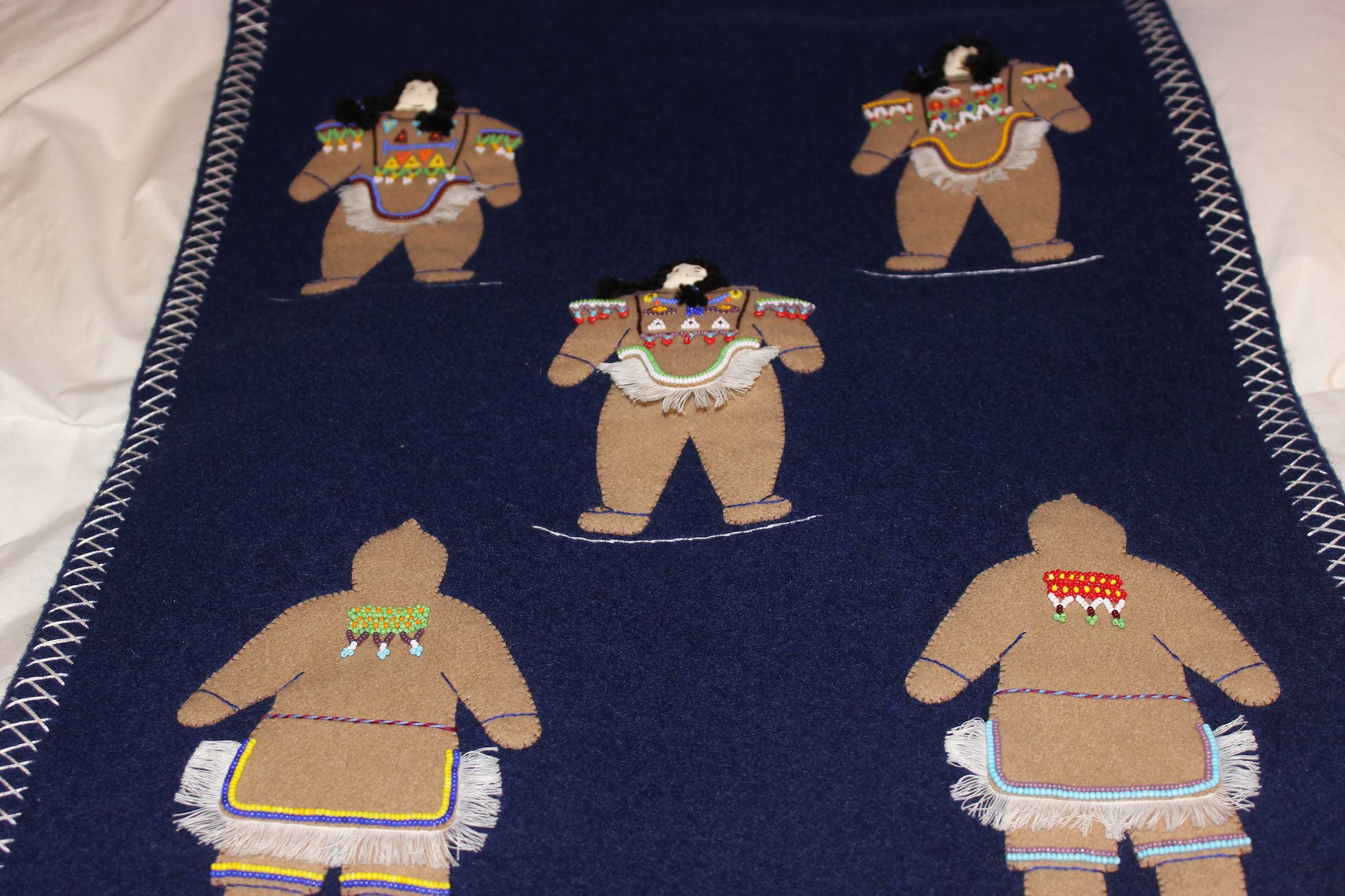 Inuit Wall Hanging, Martha Ikiperiak Eekerkik