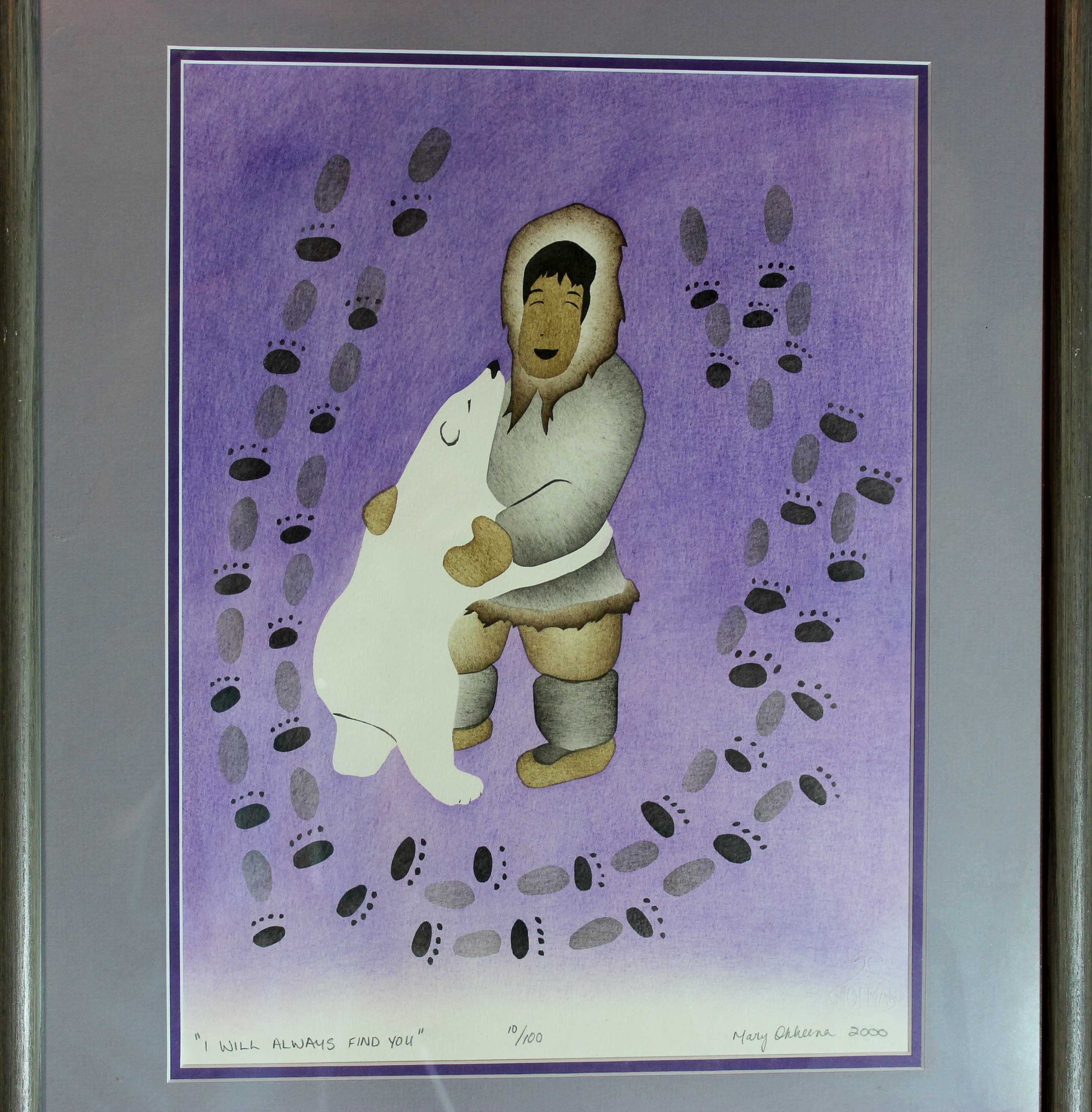 Mary Okheena, Signed, Numbered, Stencil Print