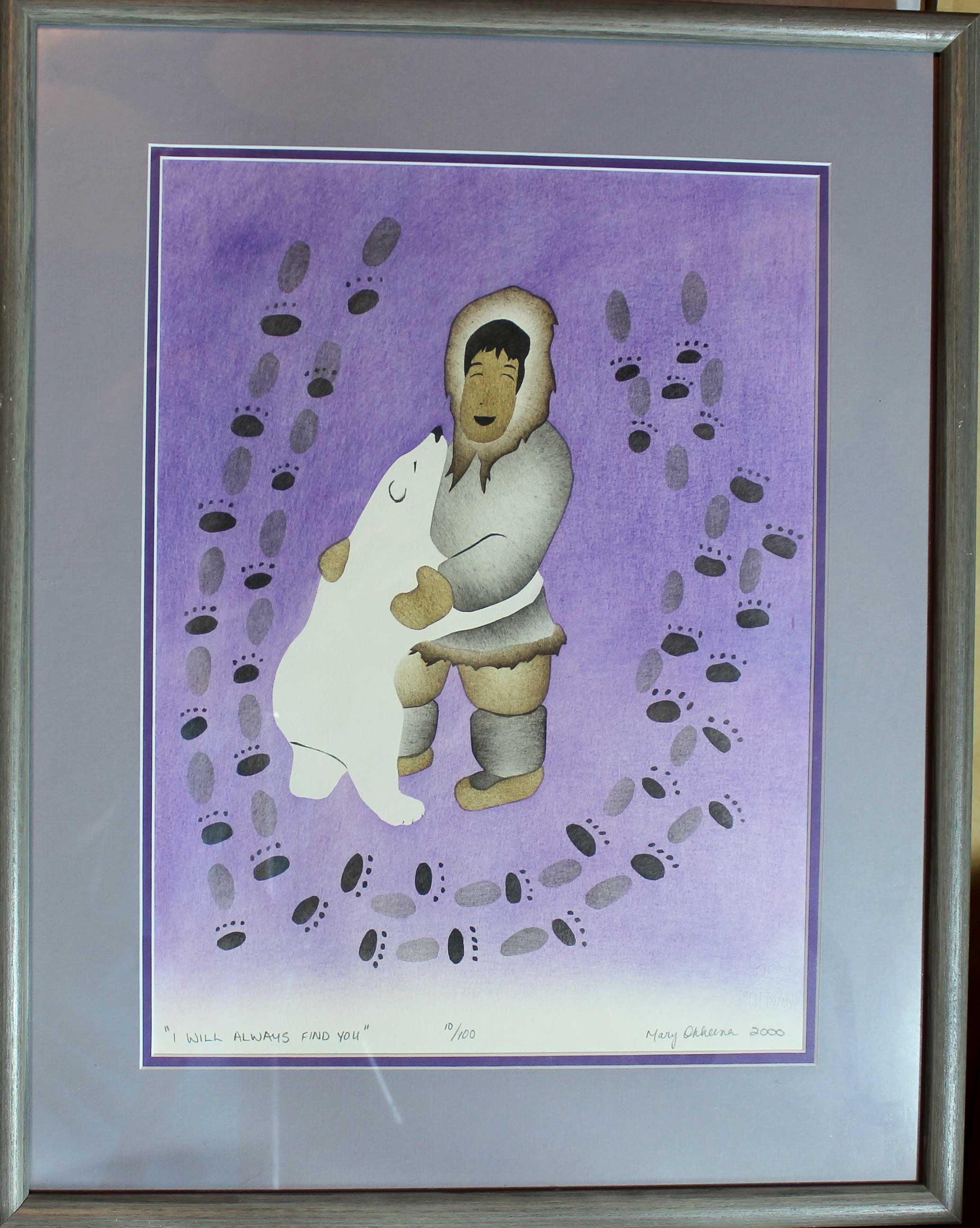 Mary Okheena, Signed, Numbered, Stencil Print