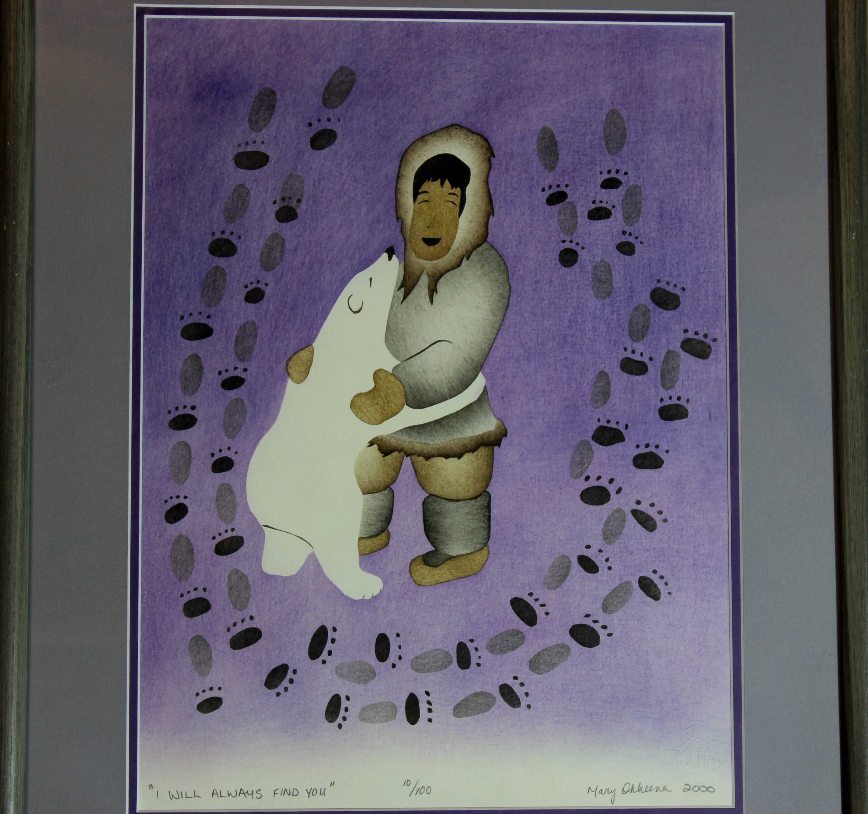 Mary Okheena, Signed, Numbered, Stencil Print