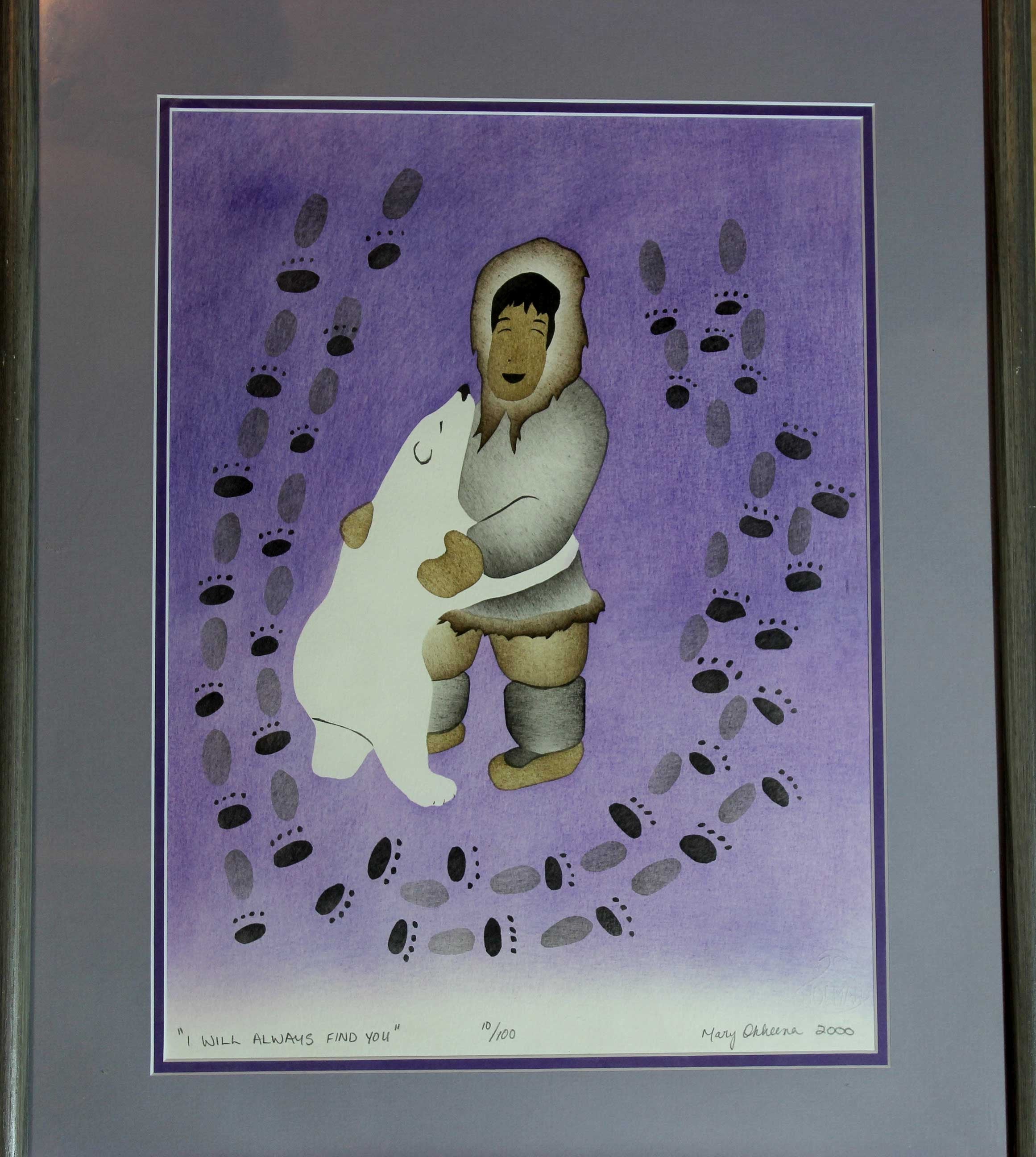 Mary Okheena, Signed, Numbered, Stencil Print