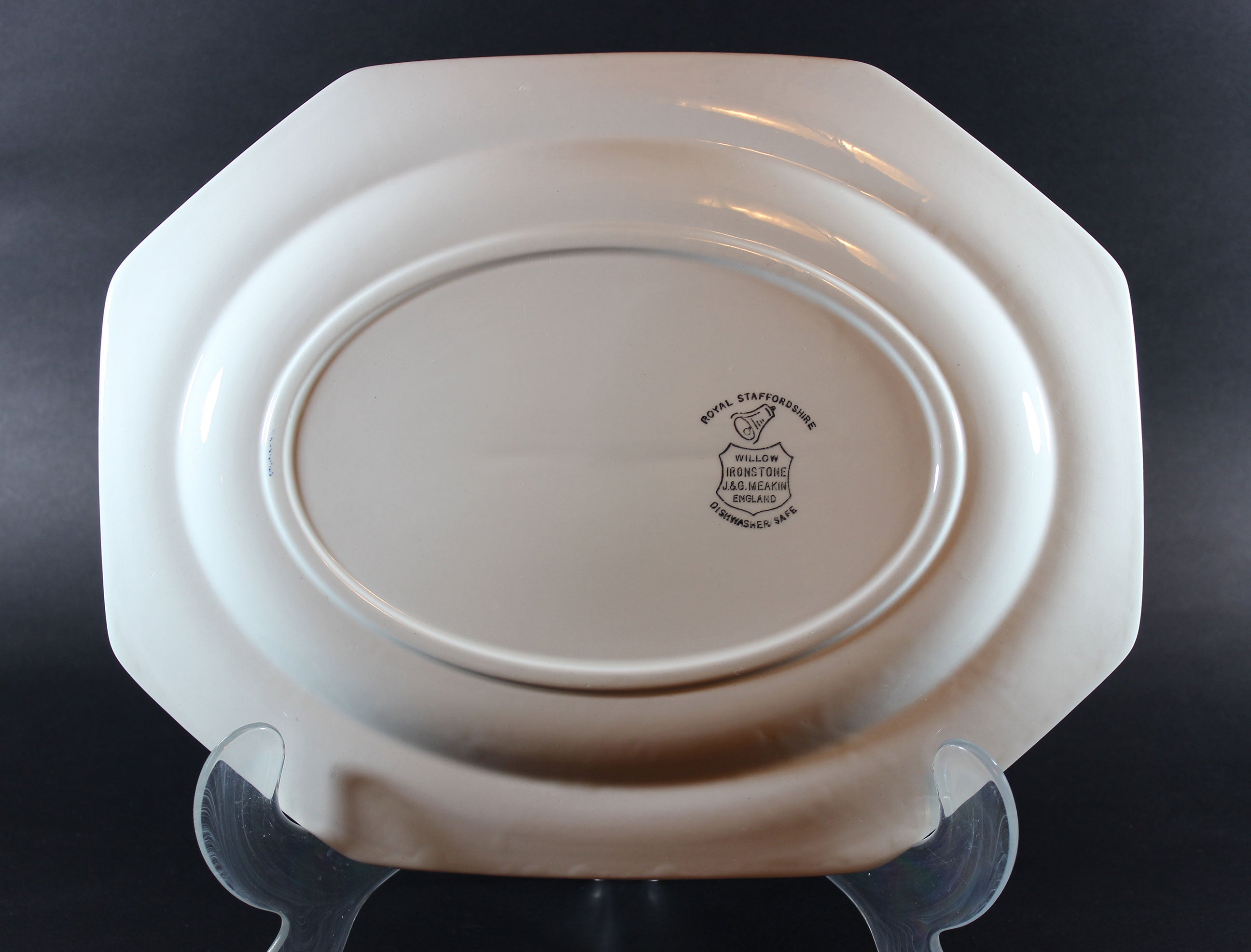 Blue Willow Platter, Meakin, Royal Staffordshire