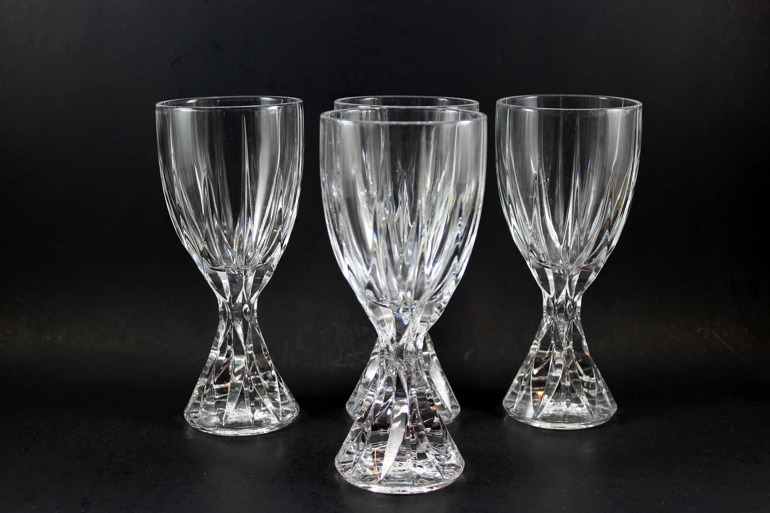 Mikasa Crystal, Horizon Pattern, Wine Glasses