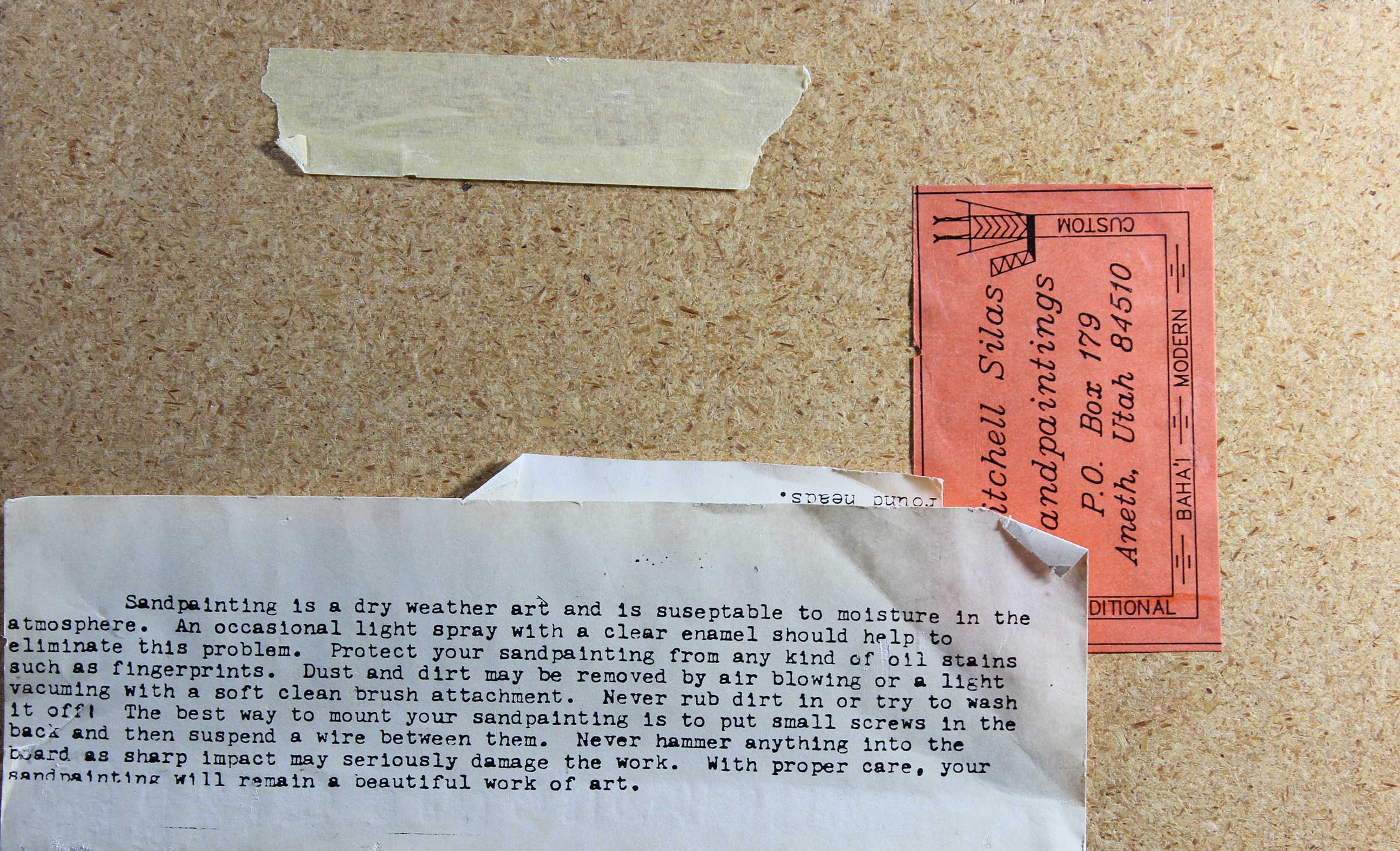 Mitchell Silas, Navajo Sandpainting